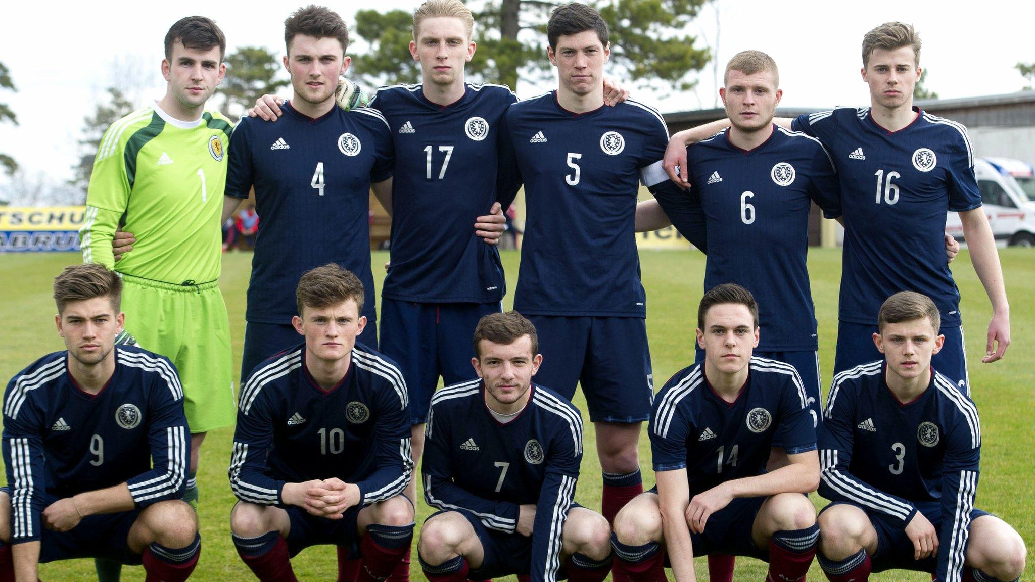 Scotland U19s line up to face Croatia