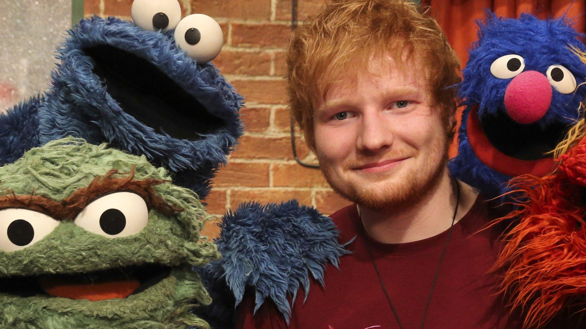 Ed Sheeran and Sesame Street