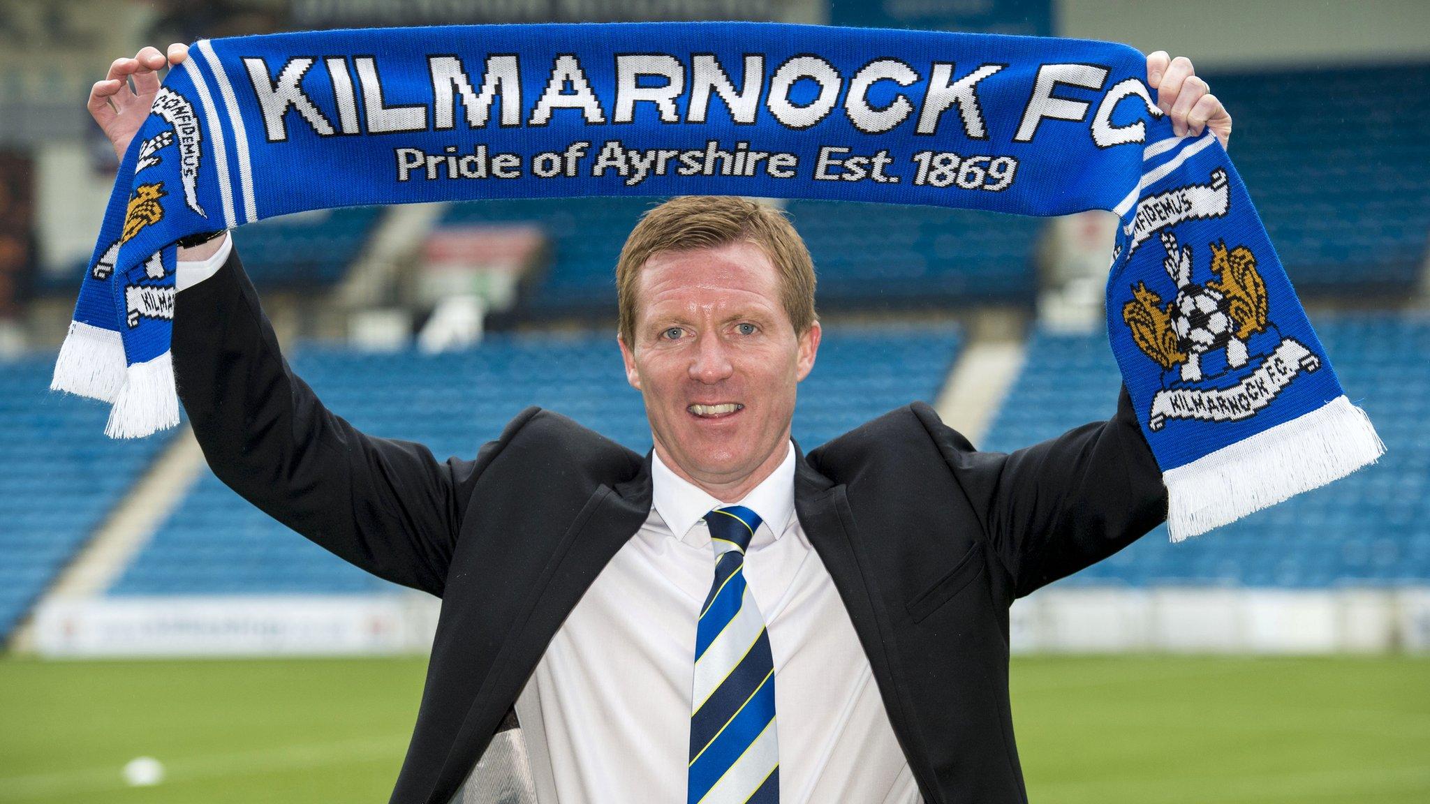 Kilmarnock manager Gary Locke