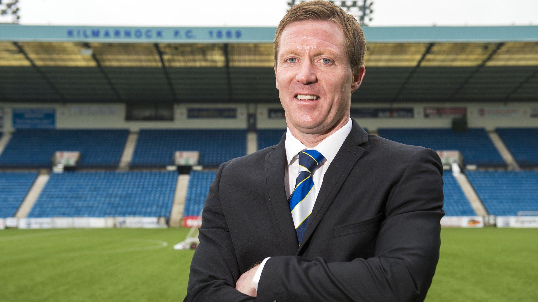 Kilmarnock manager Gary Locke