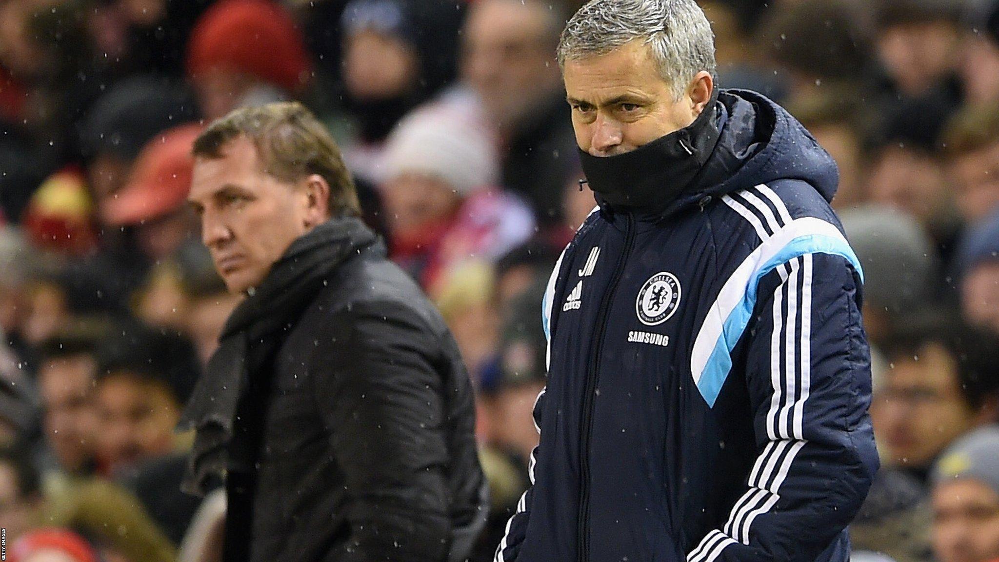 Jose Mourinho and Brendan Rodgers