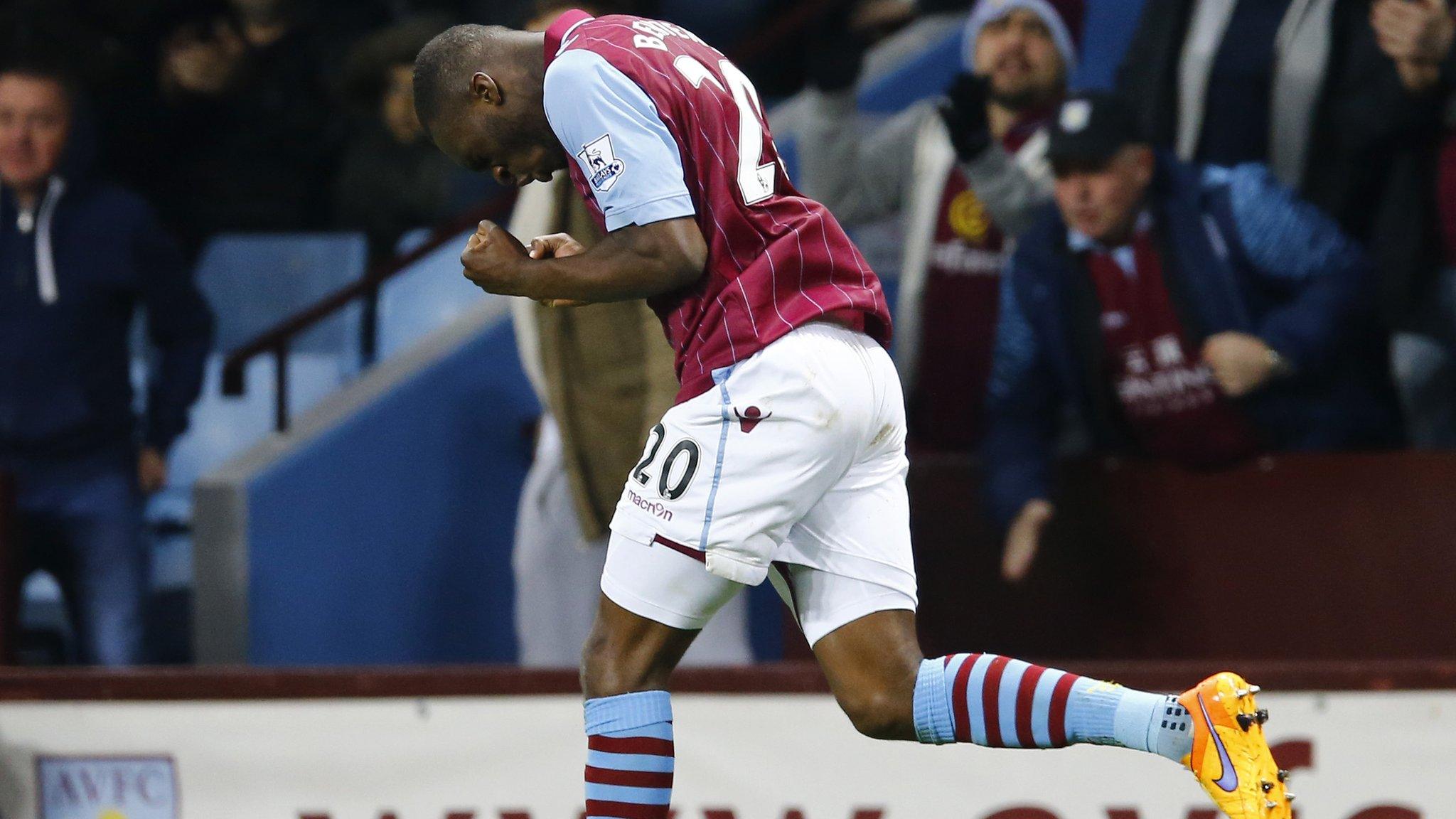 Christian Benteke celebrates