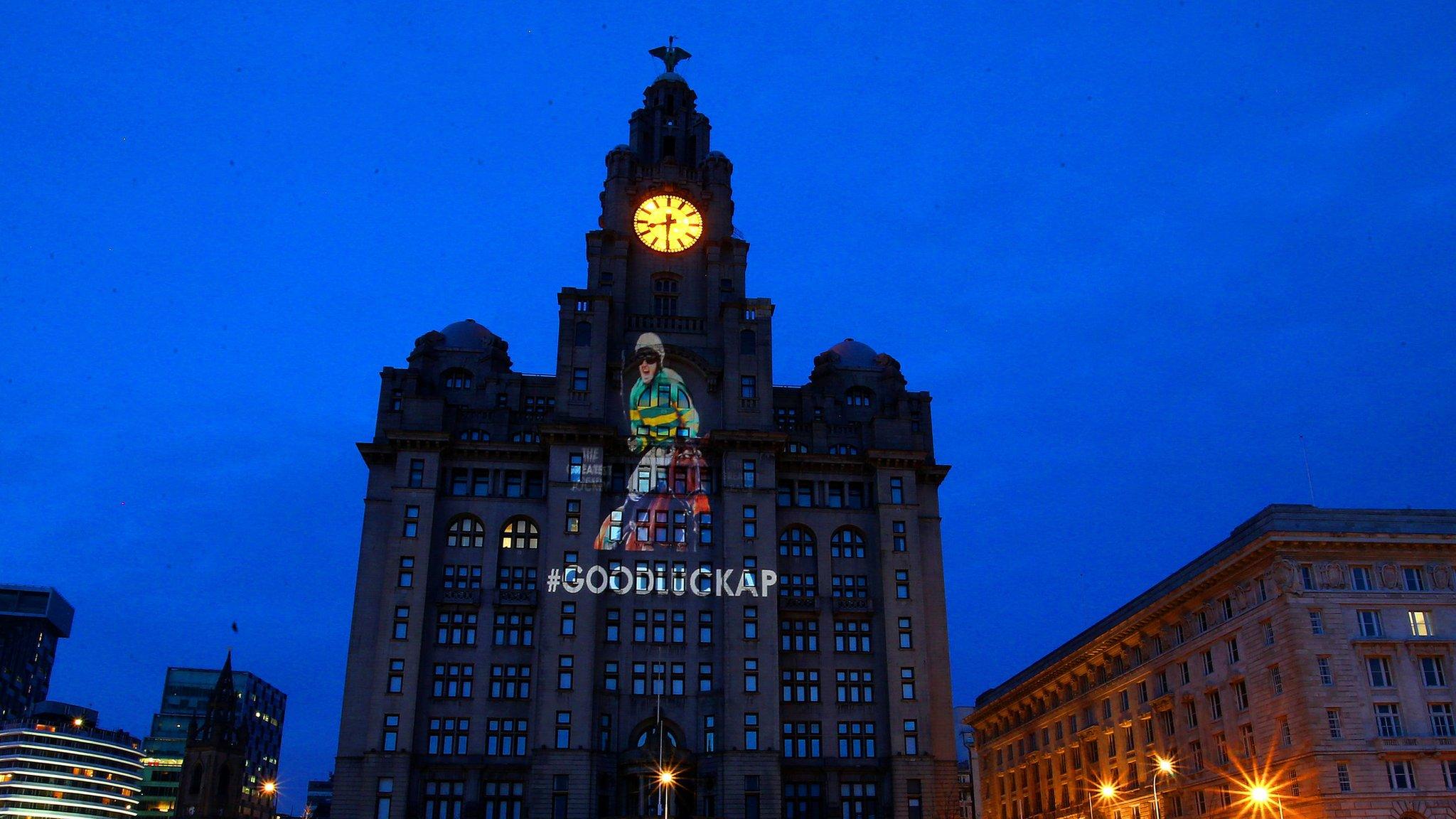 AP McCoy image on Liver Buildings