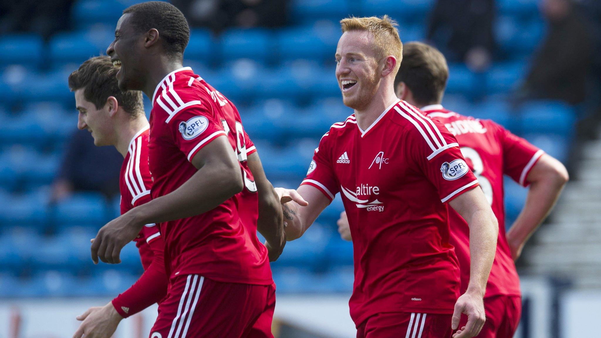 Aberdeen are now five points behind leaders Celtic