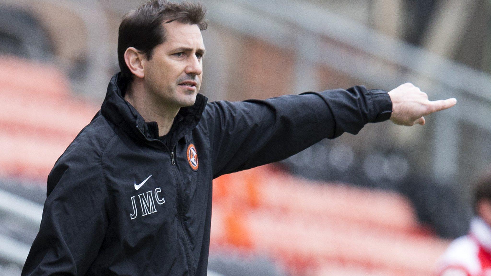 Dundee United manager Jackie McNamara