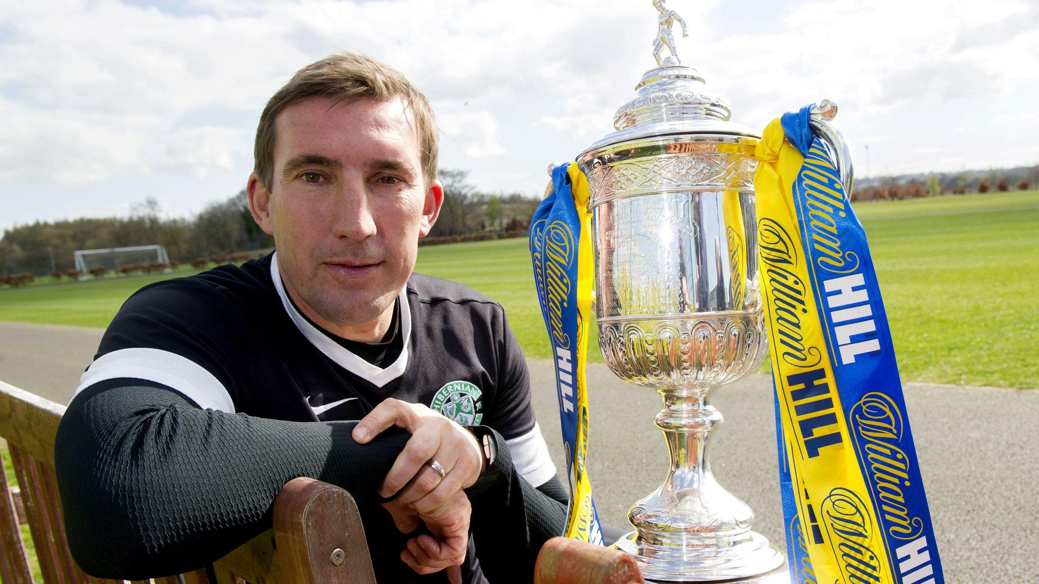 Hibernian manager Alan Stubbs