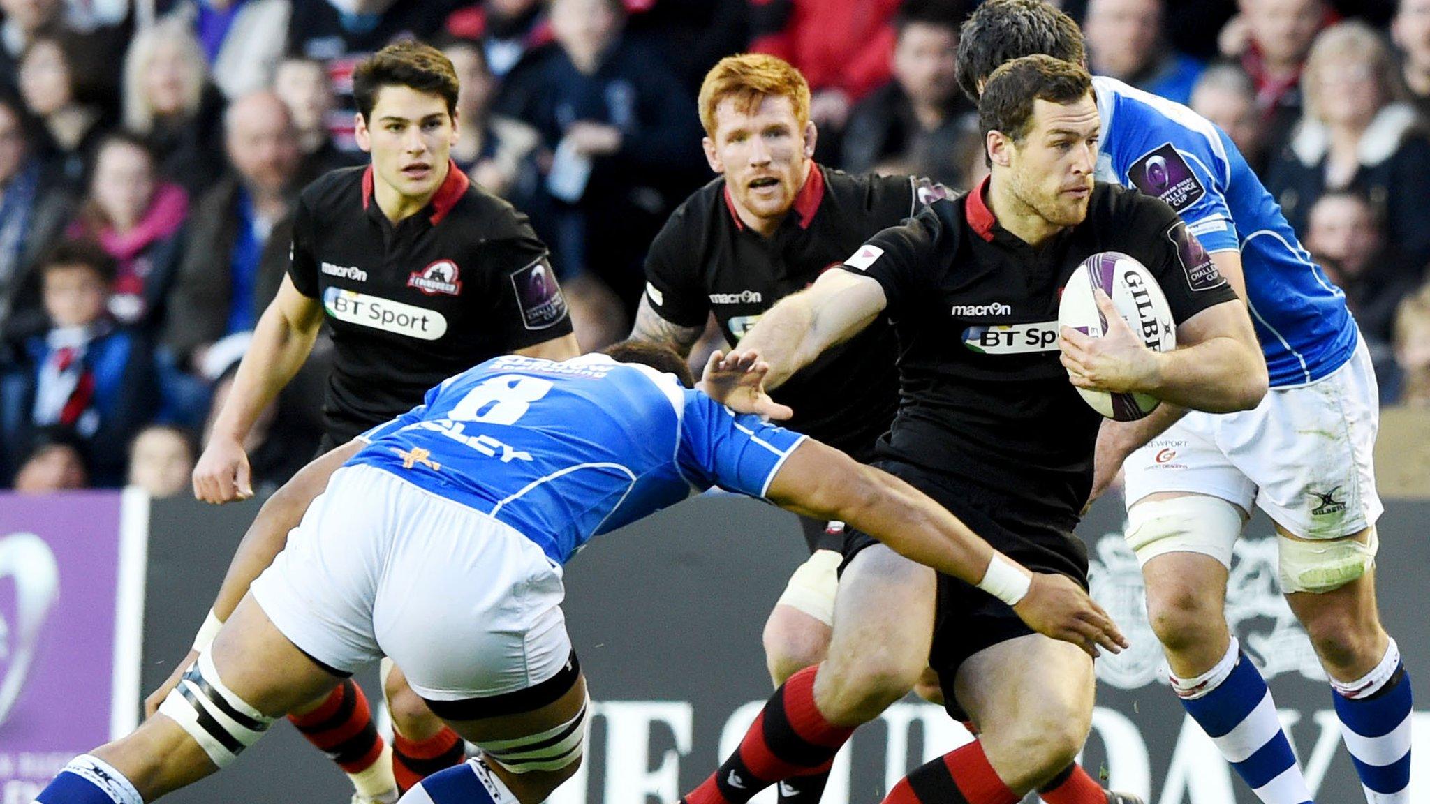 Edinburgh dominated the first half at Murrayfield