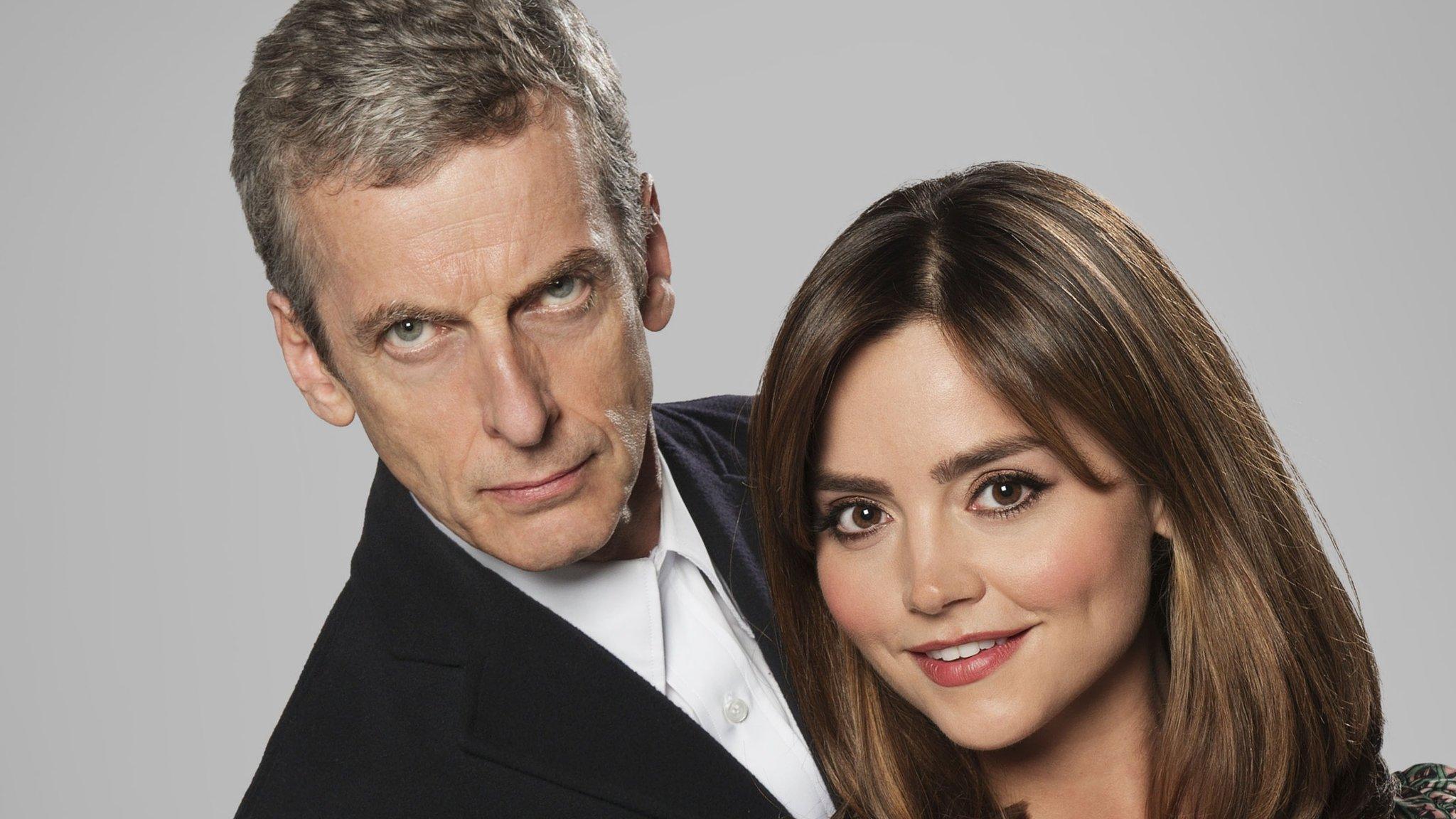 Peter Capaldi and Jenna Coleman