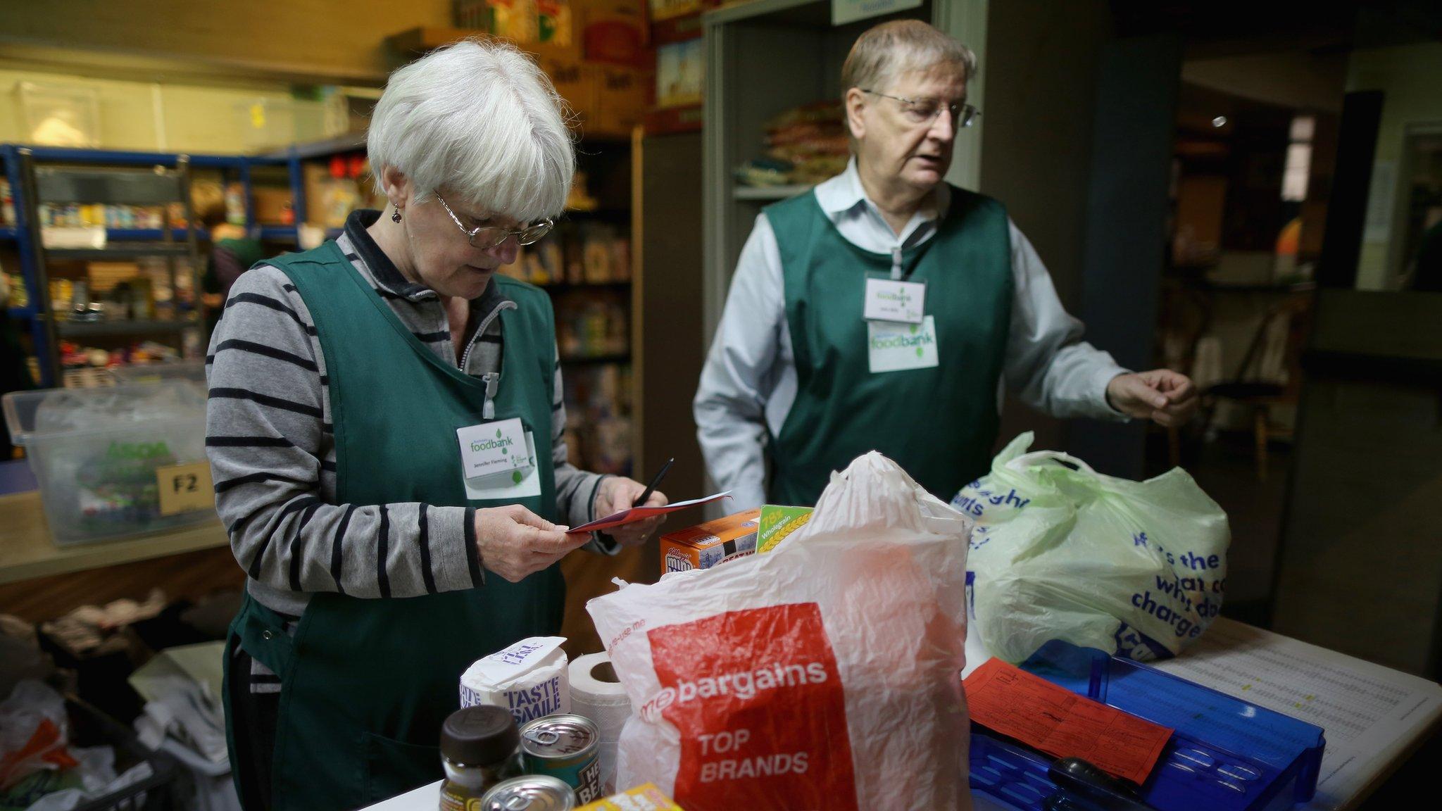 Trussell Trust food bank in Rochdale