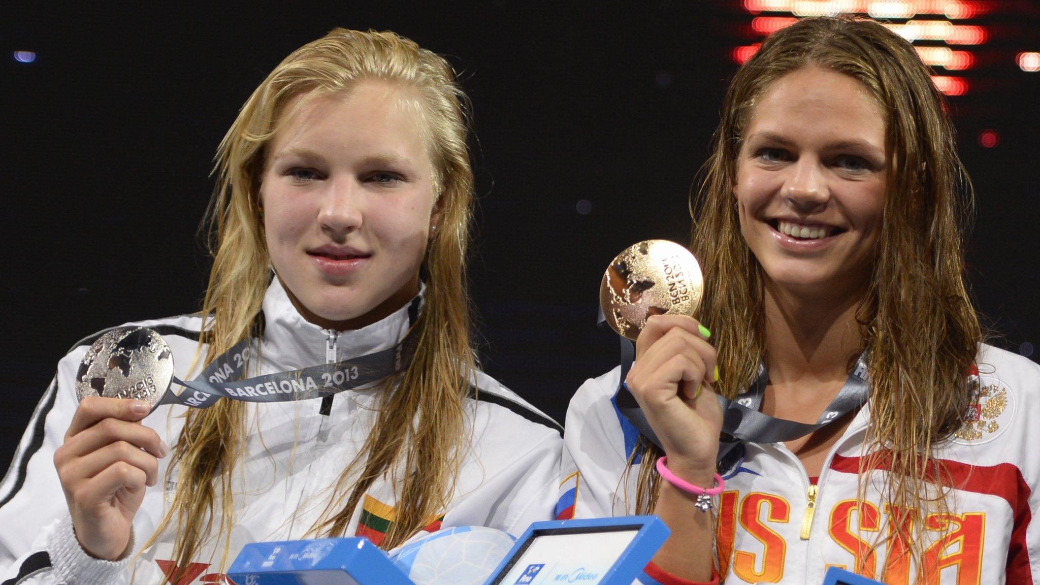 Ruta Meilutyte and Yuliya Efimova