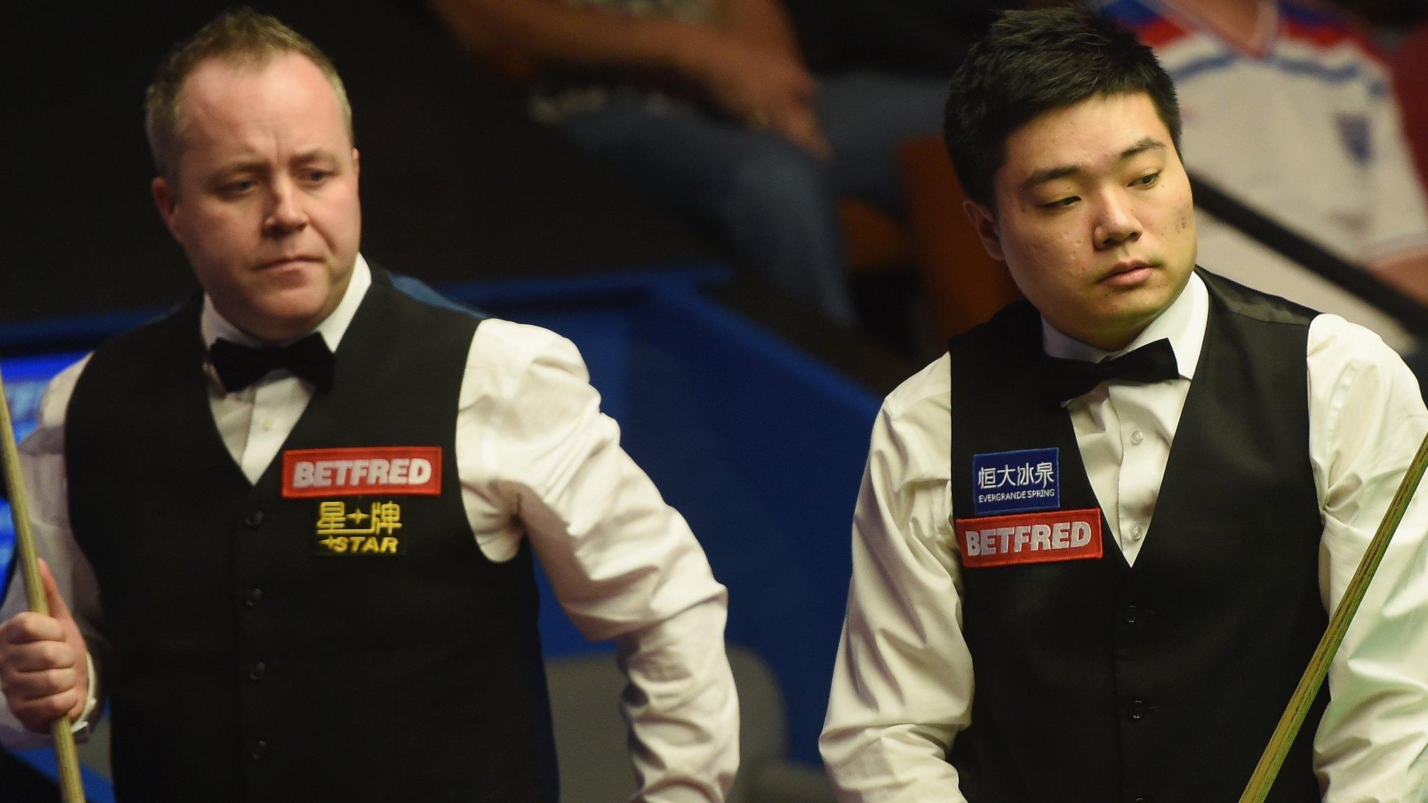 John Higgins and Ding Junhui