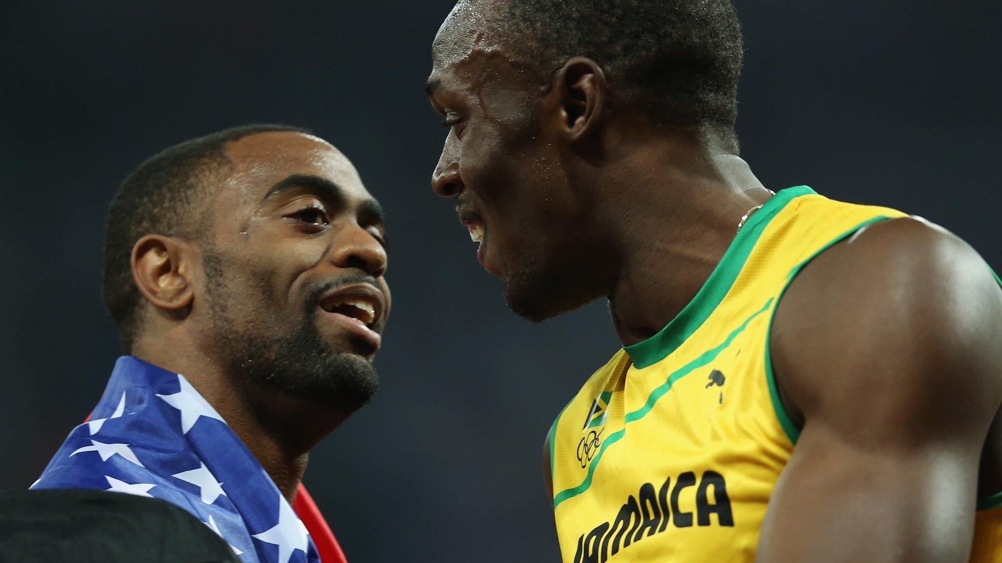 Tyson Gay and Usain Bolt