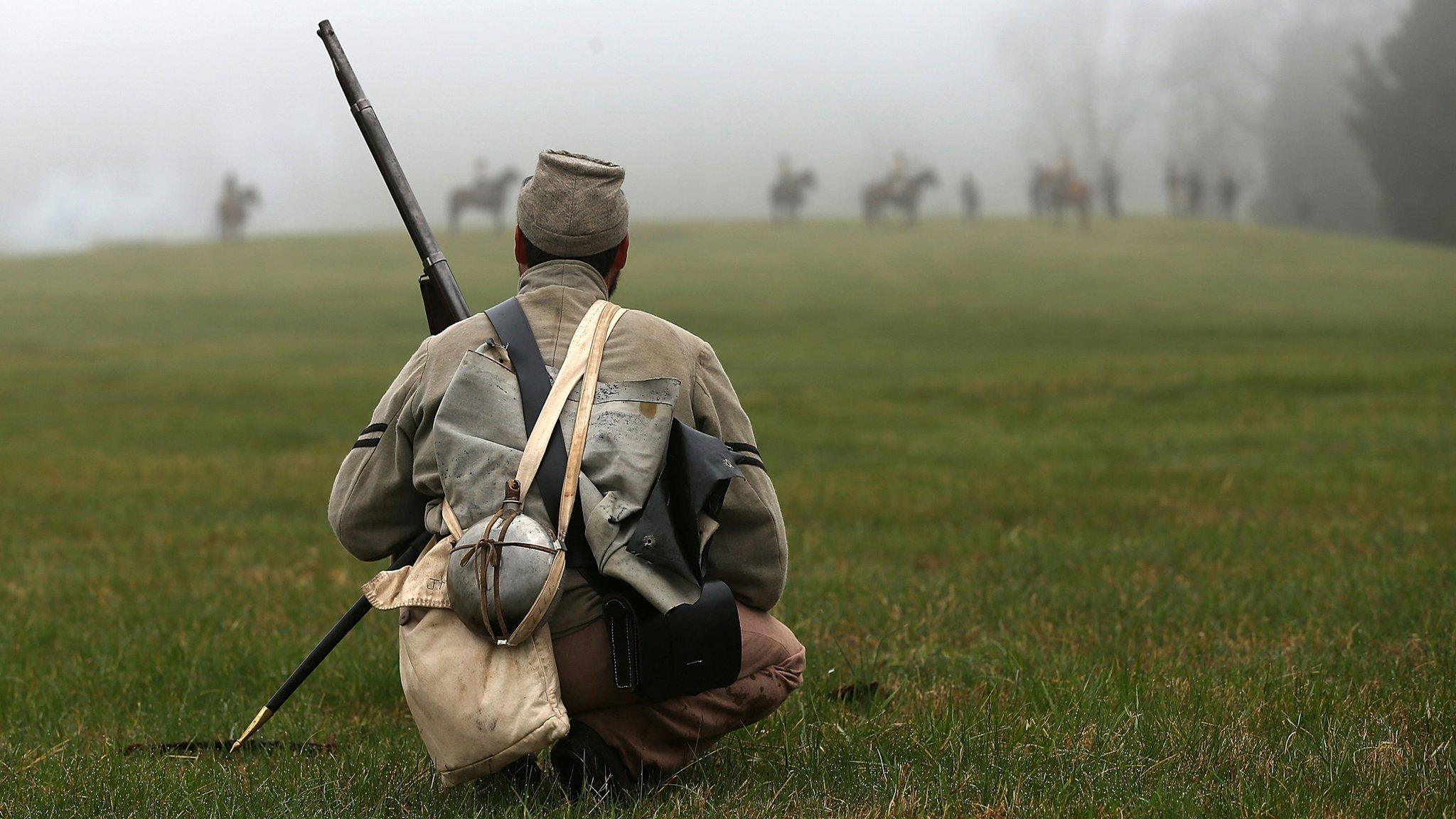 A reenactor