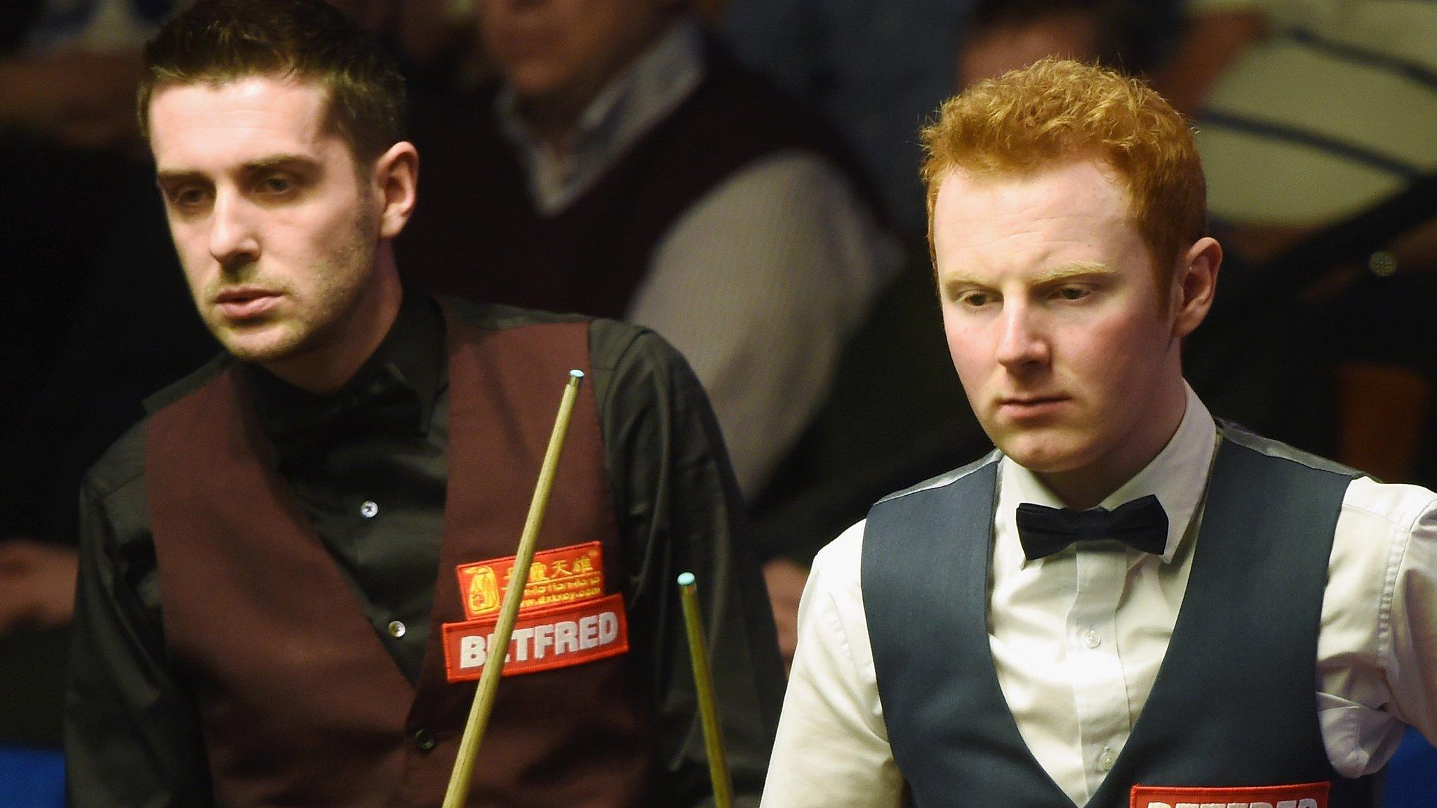 Mark Selby and Anthony McGill