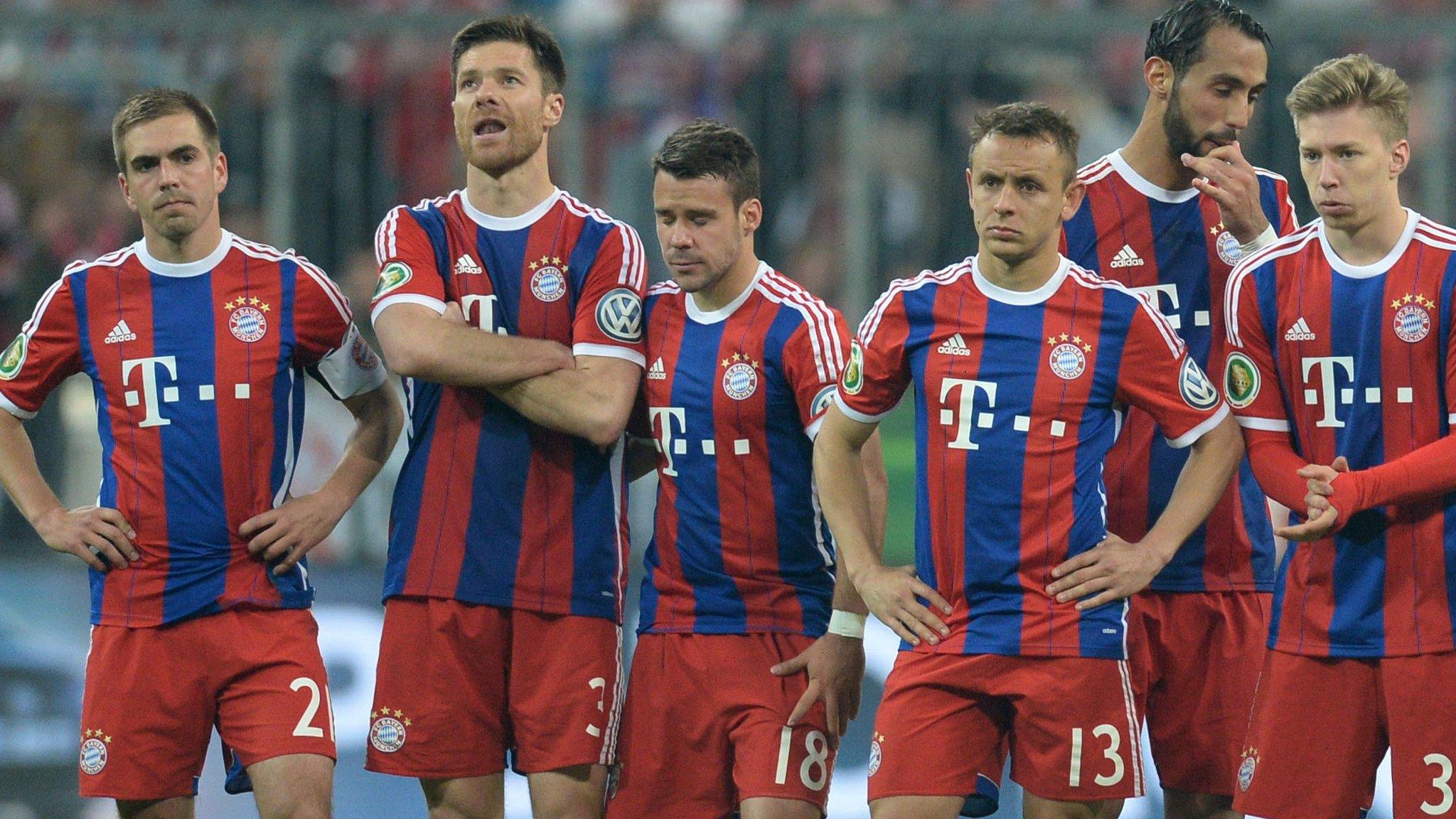 Bayern's players