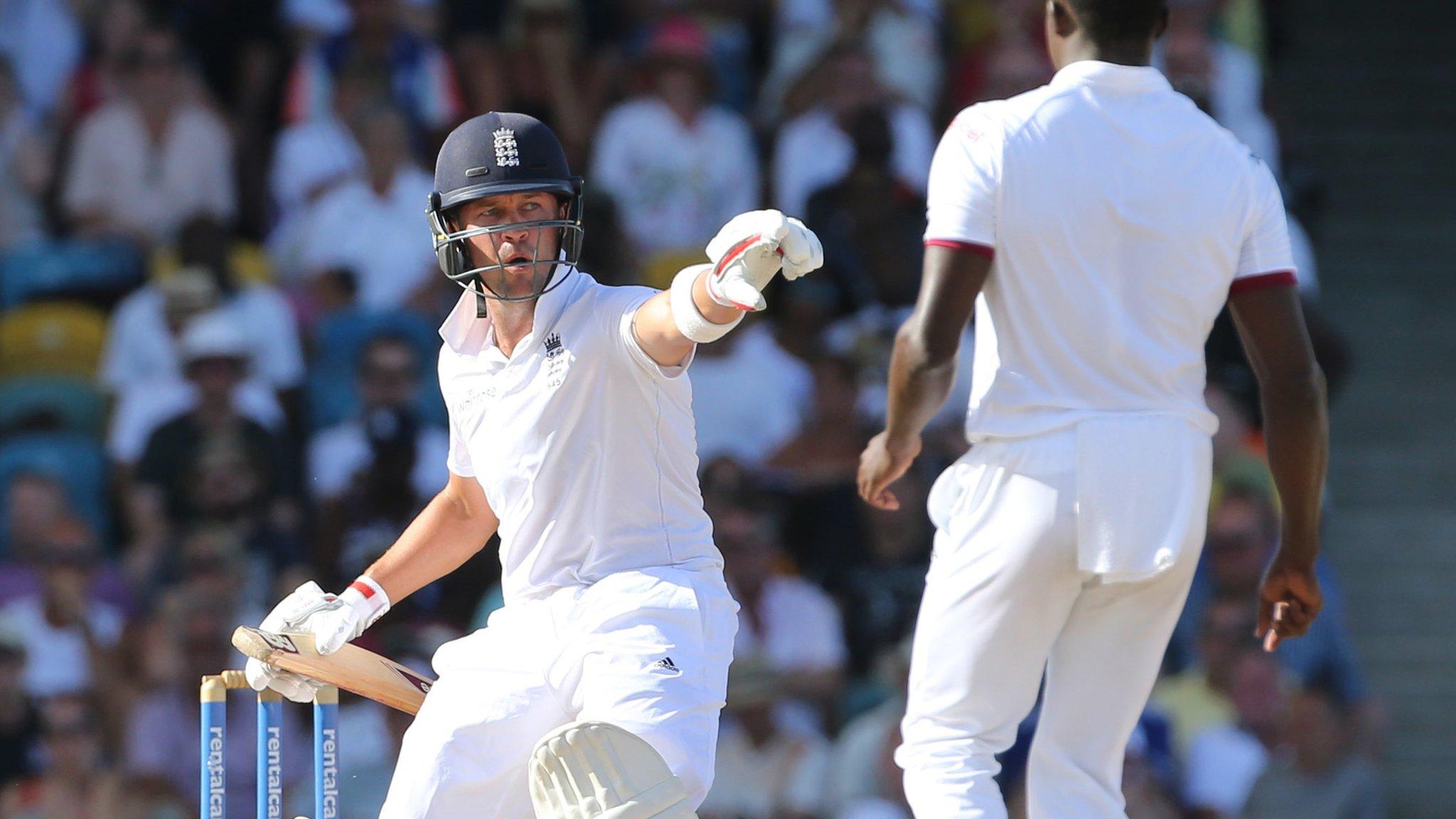 Jonathan Trott was the first England wicket to fall