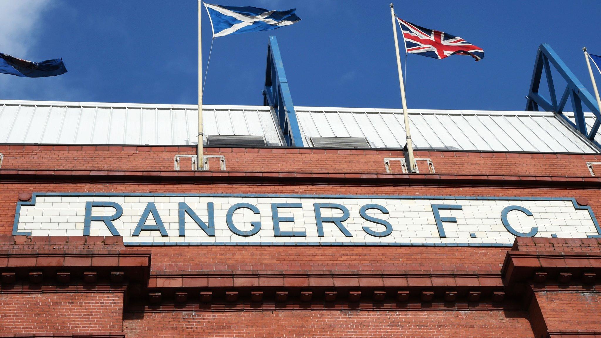 Ibrox Stadium. home of Rangers FC