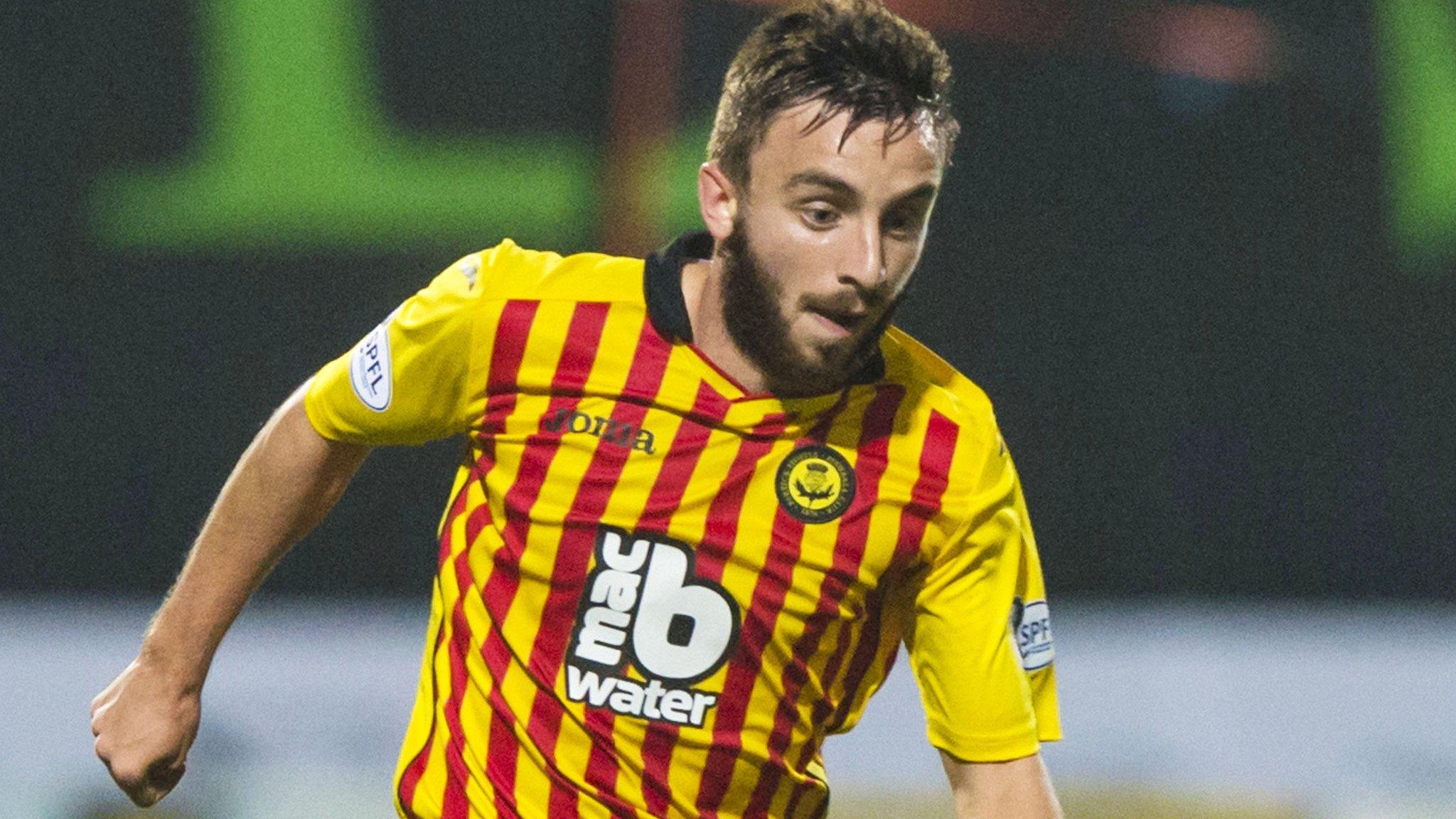 Partick Thistle forward Steven Lawless