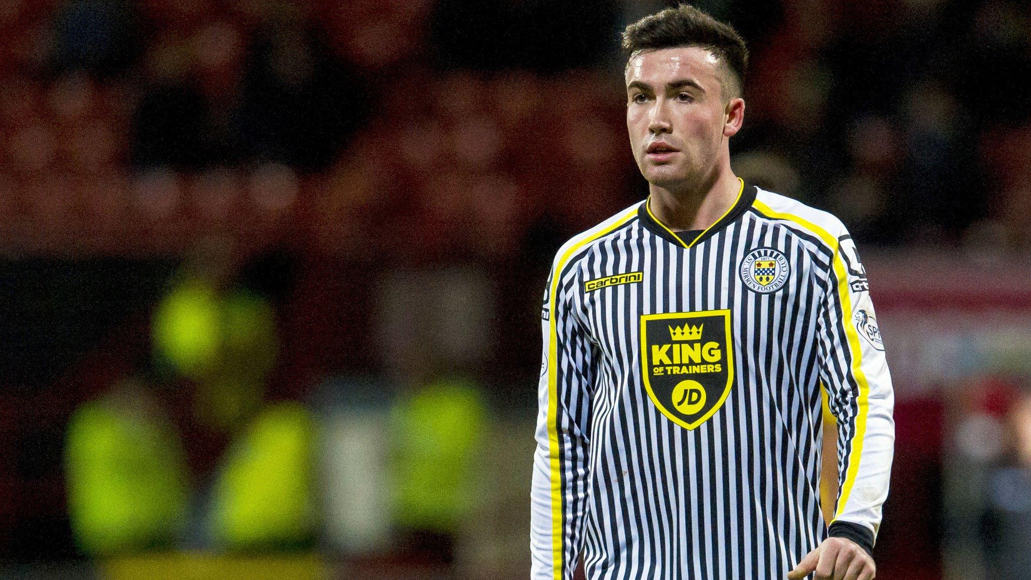 St Mirren midfielder Stephen Mallan