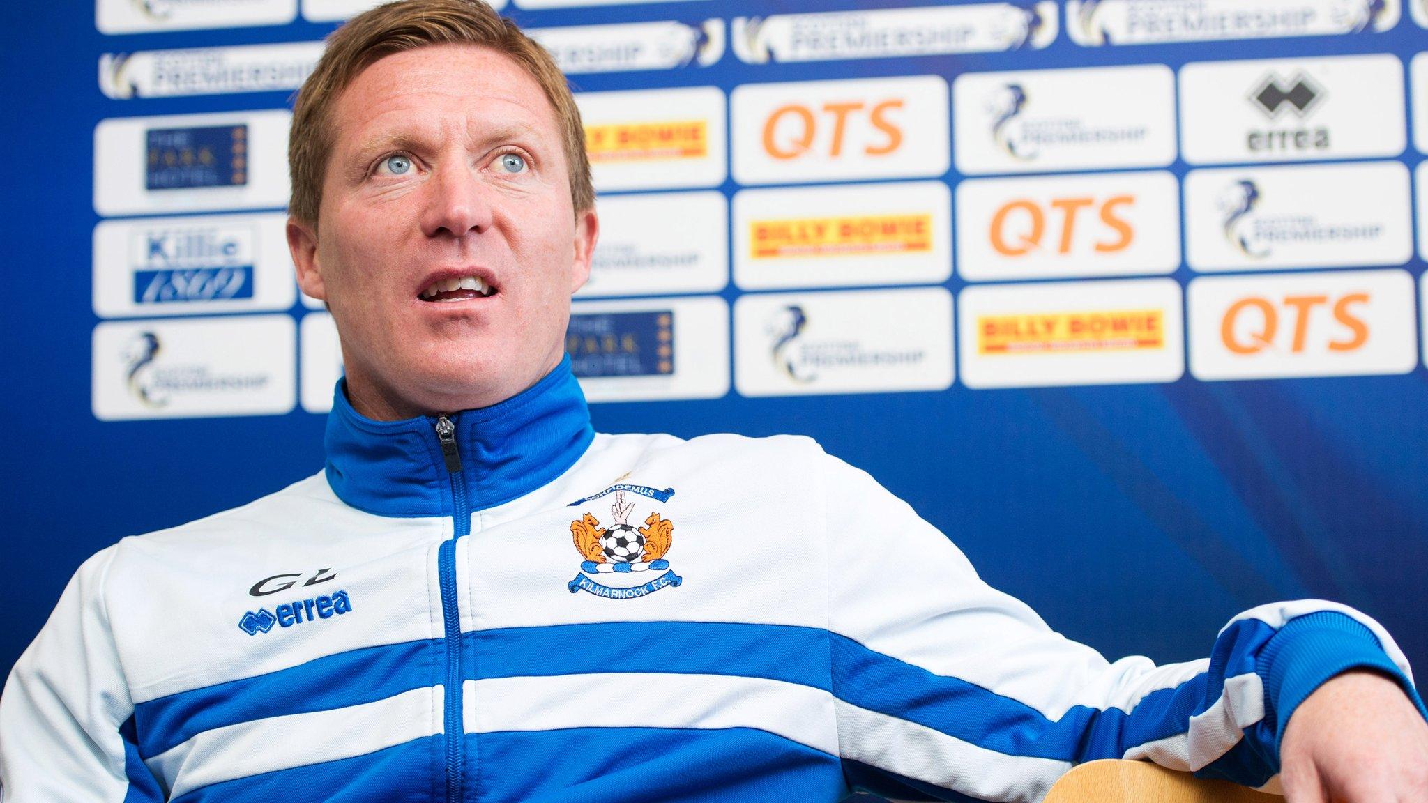 Kilmarnock manager Gary Locke