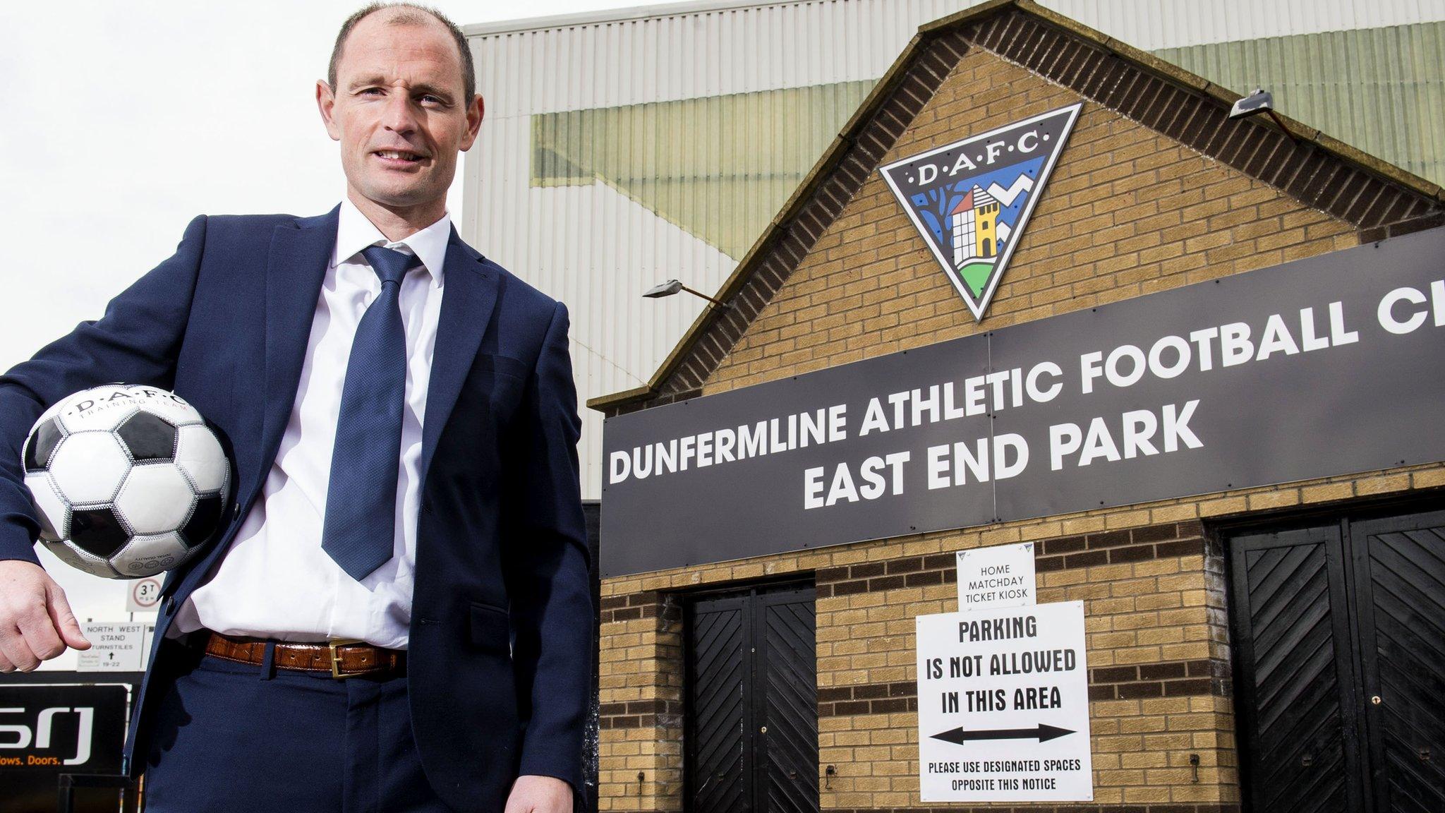 New Dunfermline manager Allan Johnston