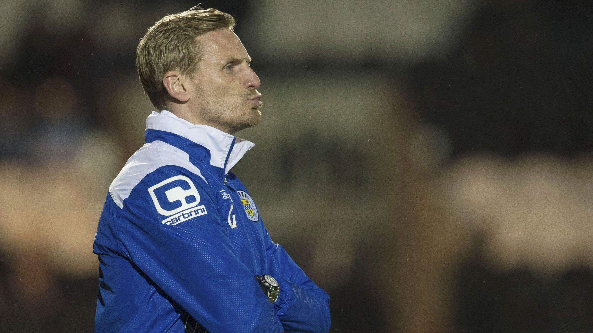 St Mirren manager Gary Teale