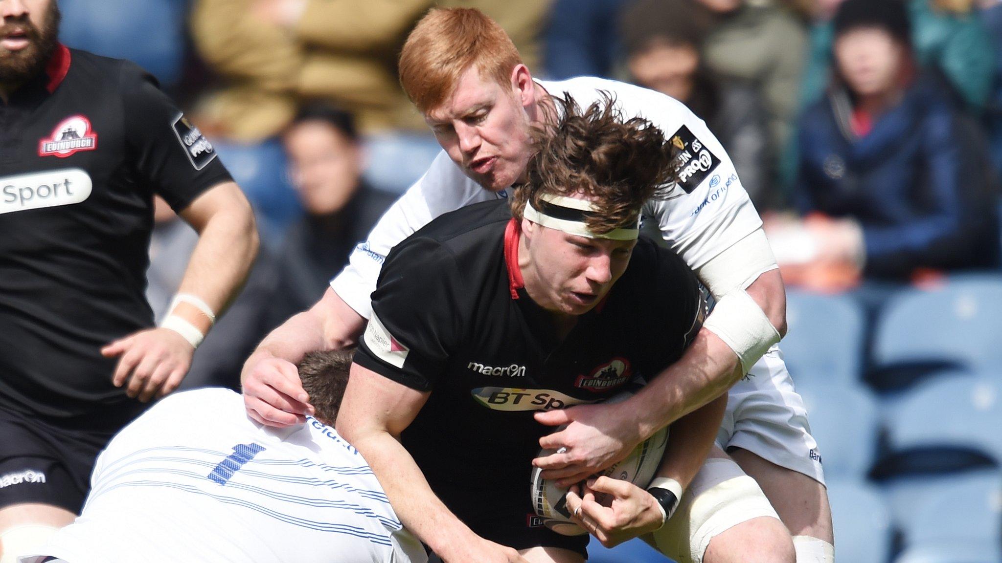 Hamish Watson playing for Edinburgh against Leinster