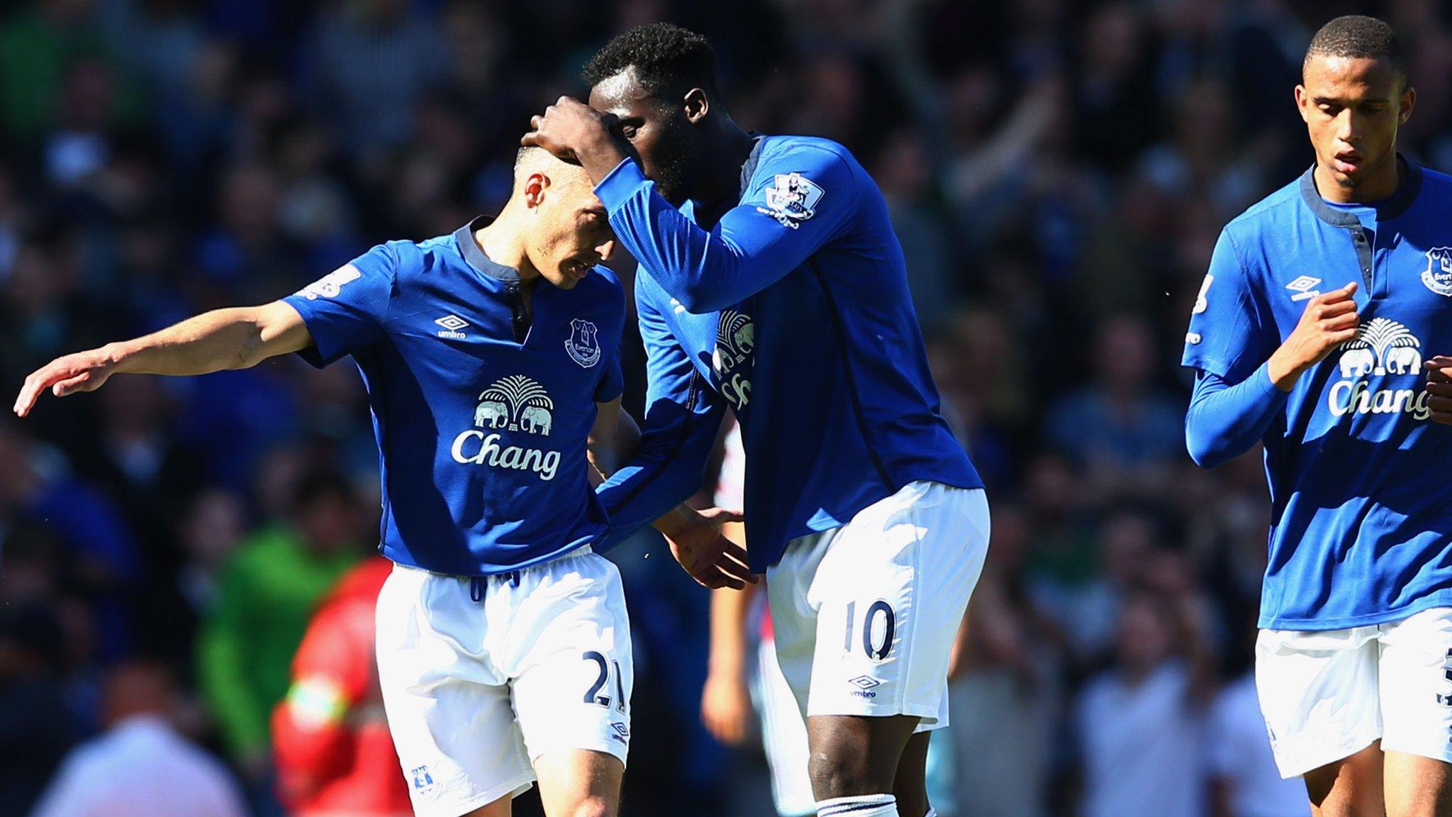 Everton celebrate