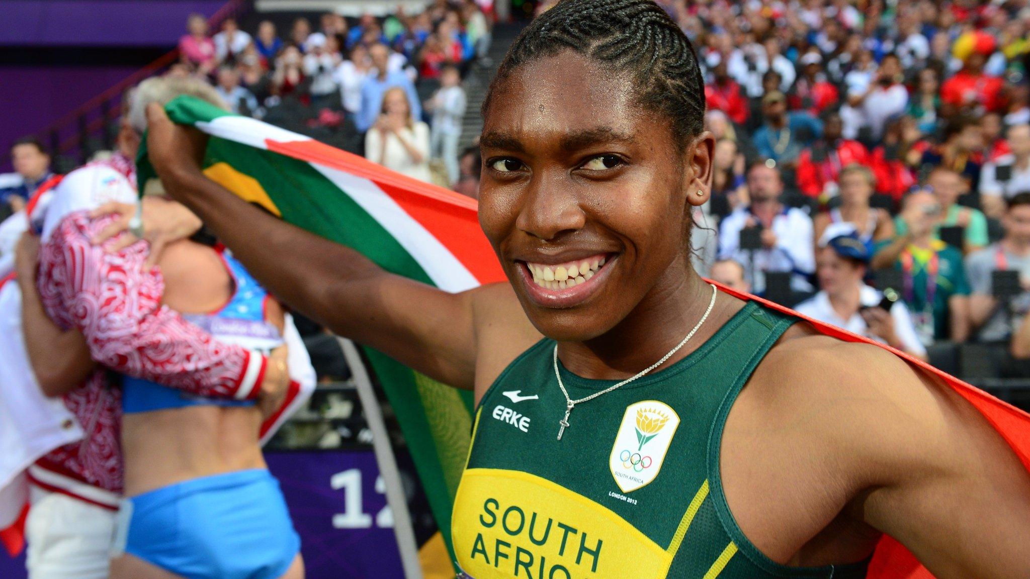 Caster Semenya at the 2012 Olympics in London