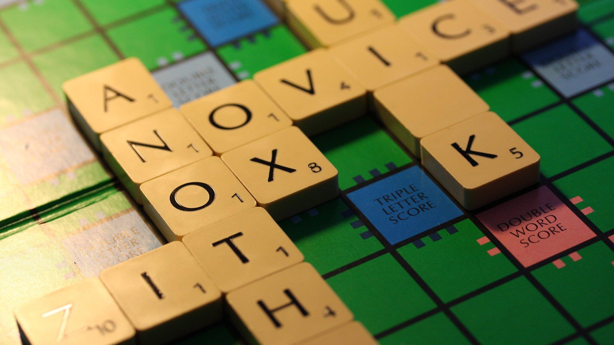 Scrabble board