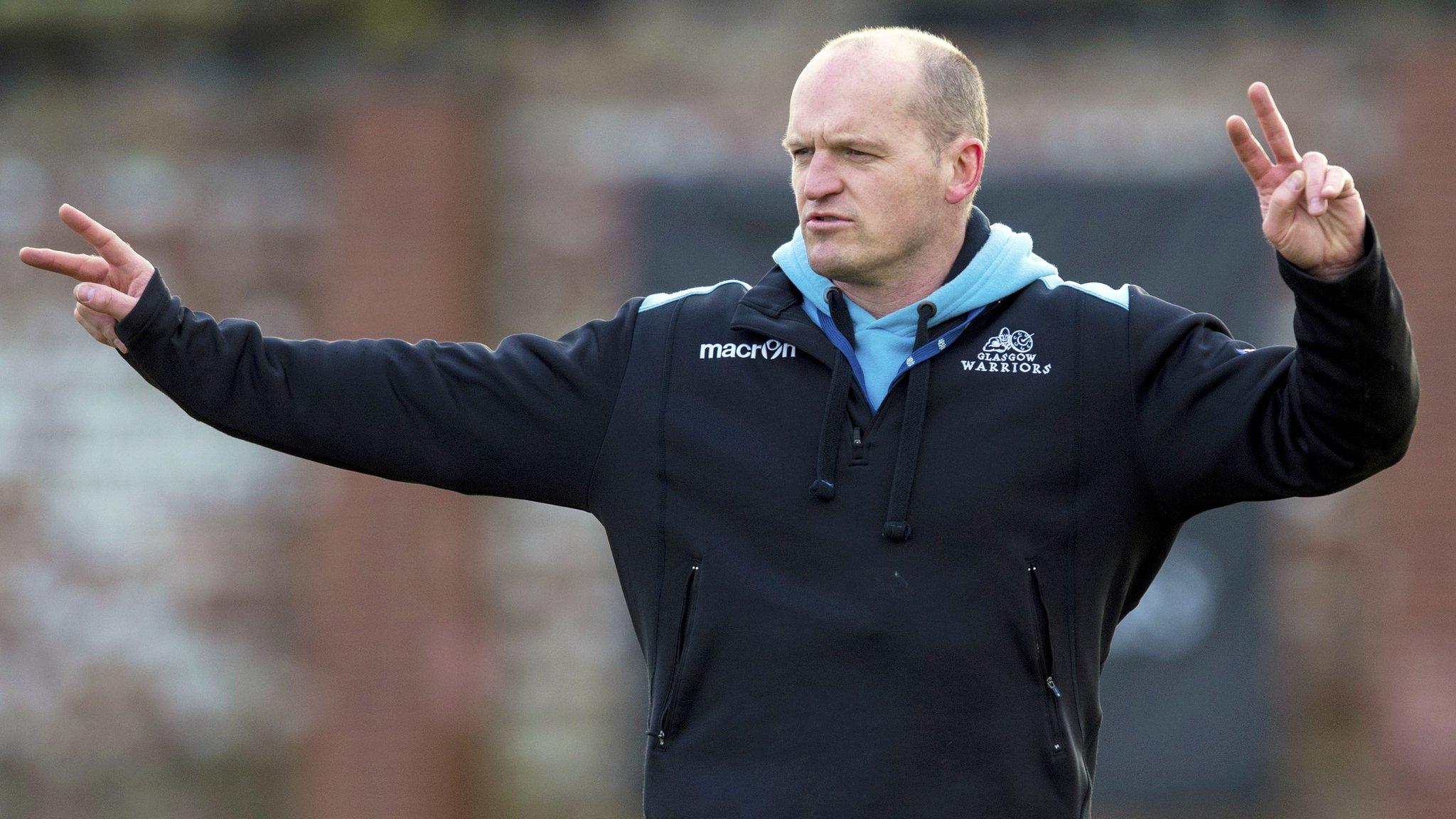 Glasgow Warriors head coach Gregor Townsend