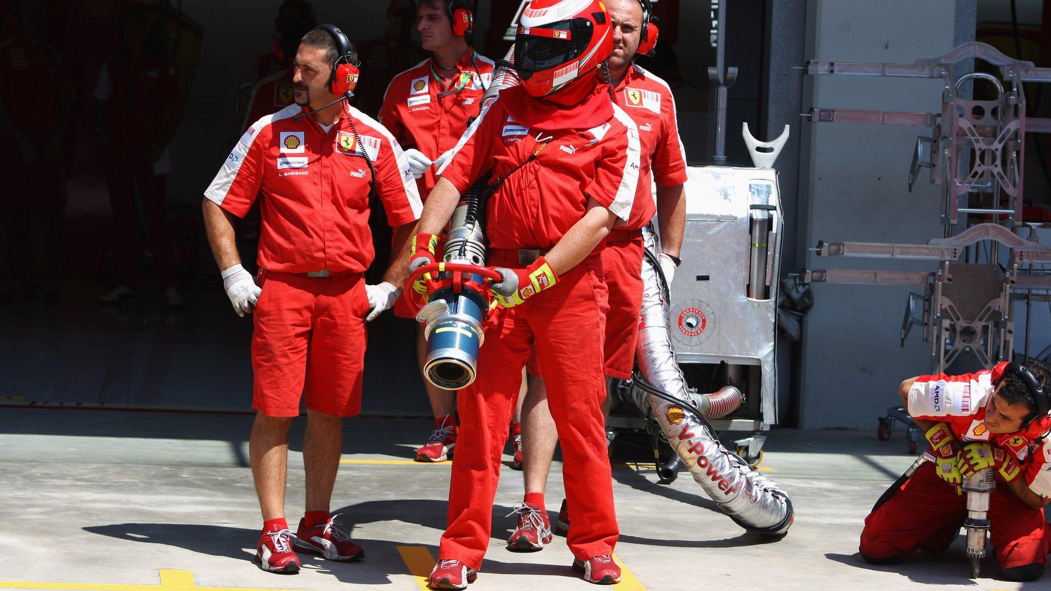 Refuelling in formula 1