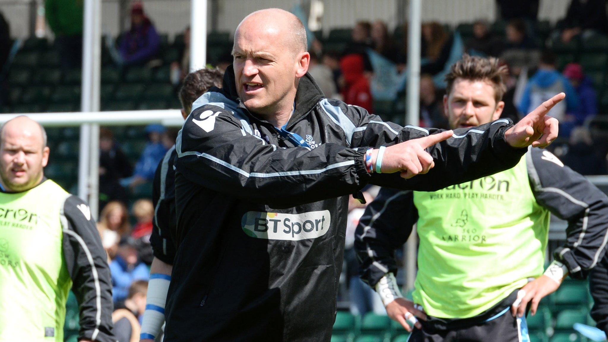 Glasgow Warriors head coach Gregor Townsend