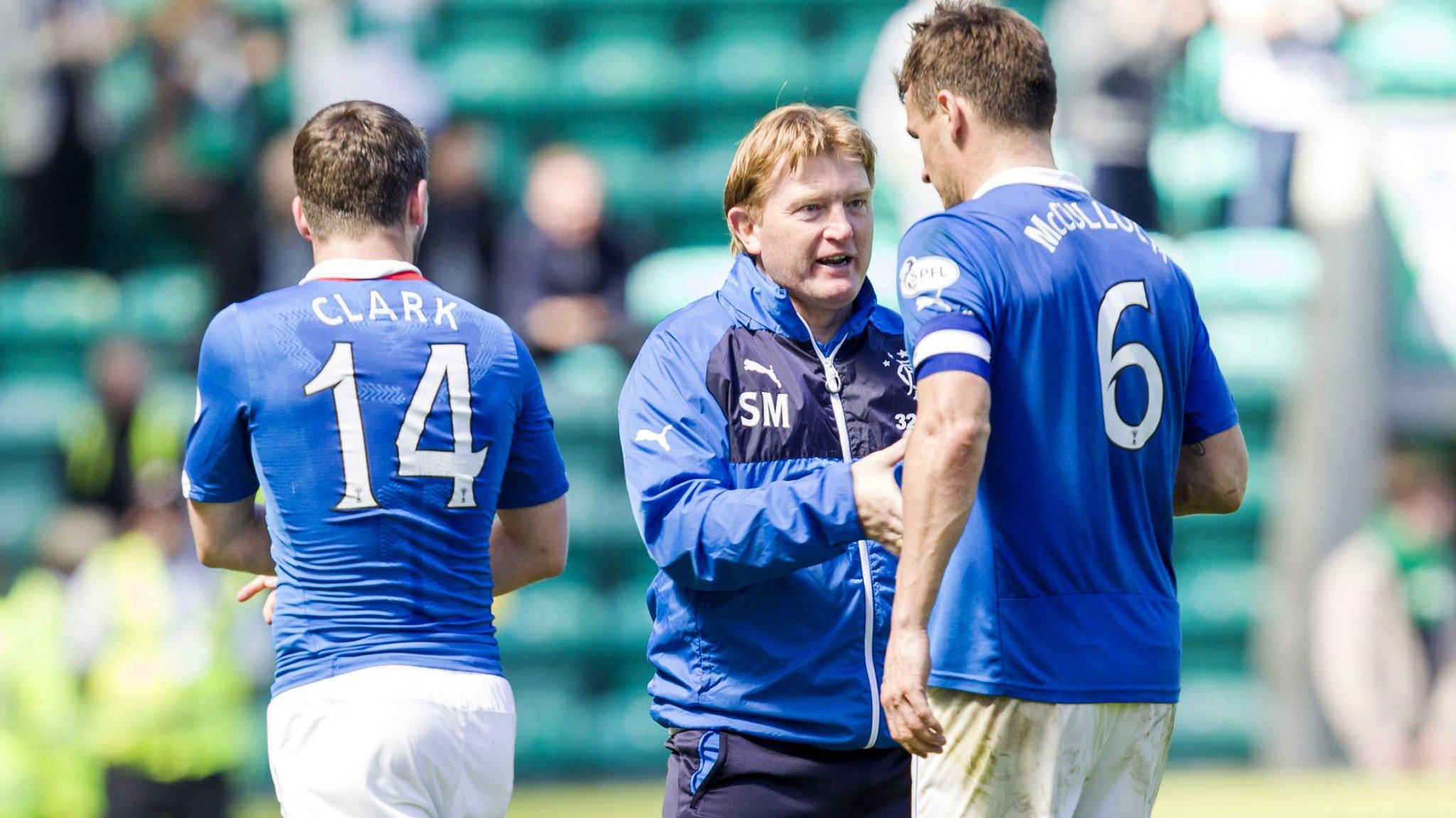 Rangers held on for a 2-1 aggregate win against Hibernian