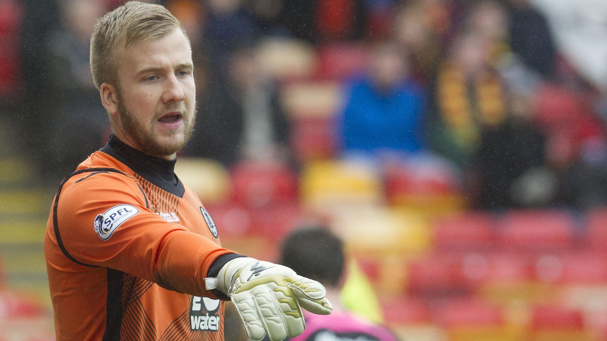 Partick Thistle goalkeeper Scott Fox