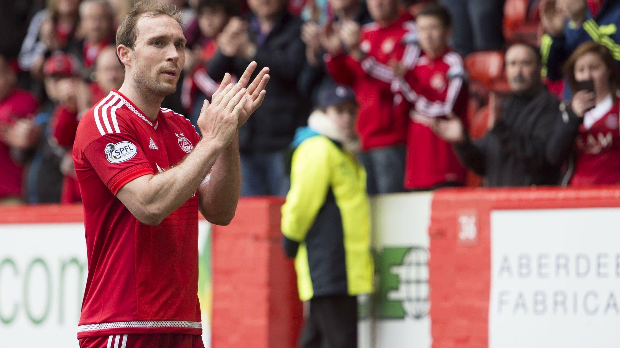 Russell Anderson played his last game for Aberdeen