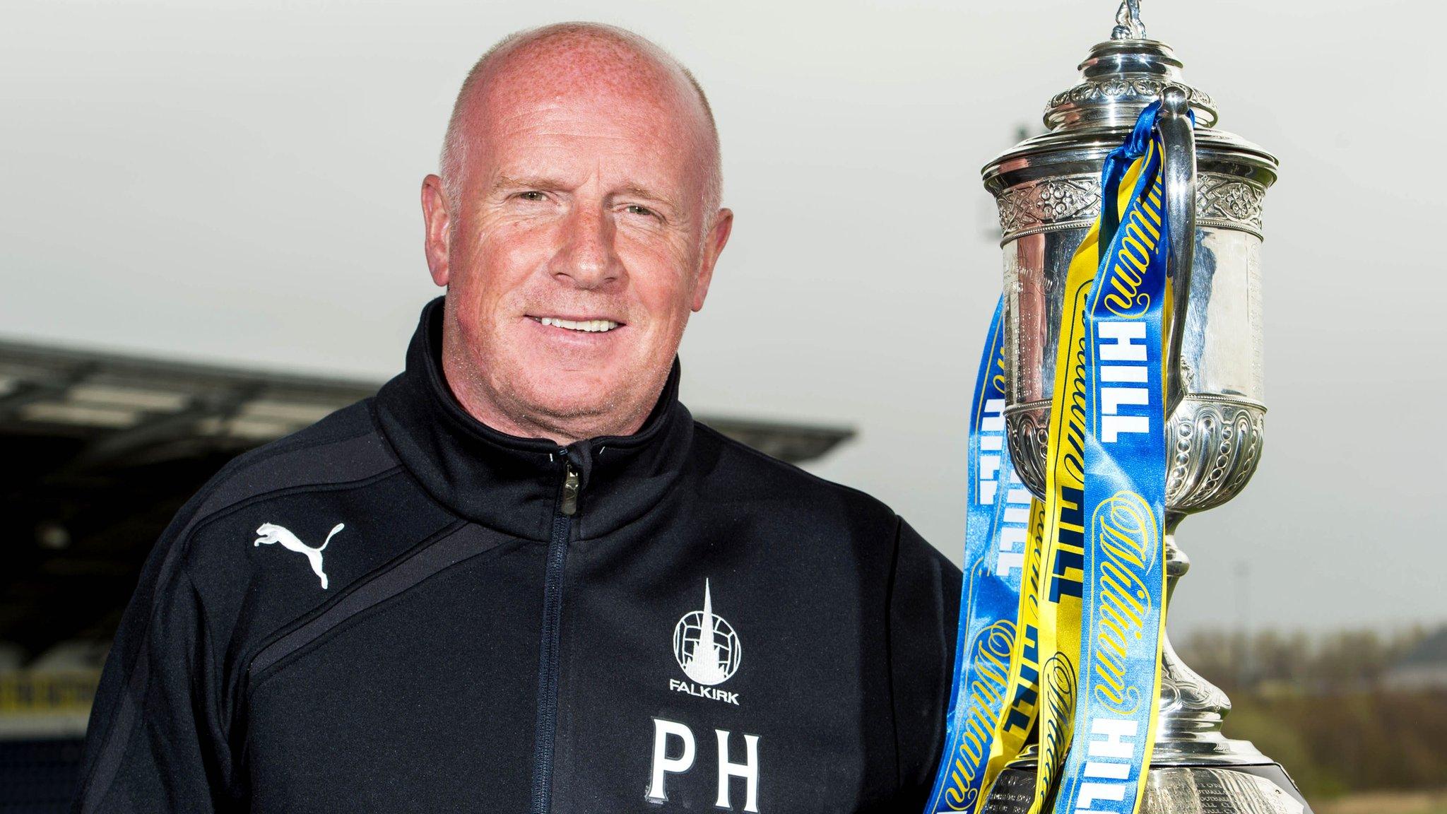 Falkirk manager Peter Houston