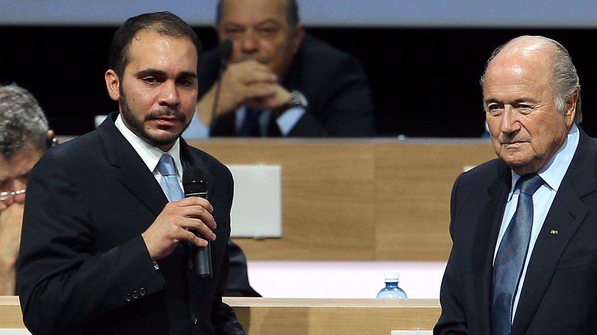 Prince Ali bin al-Hussein, Sepp Blatter