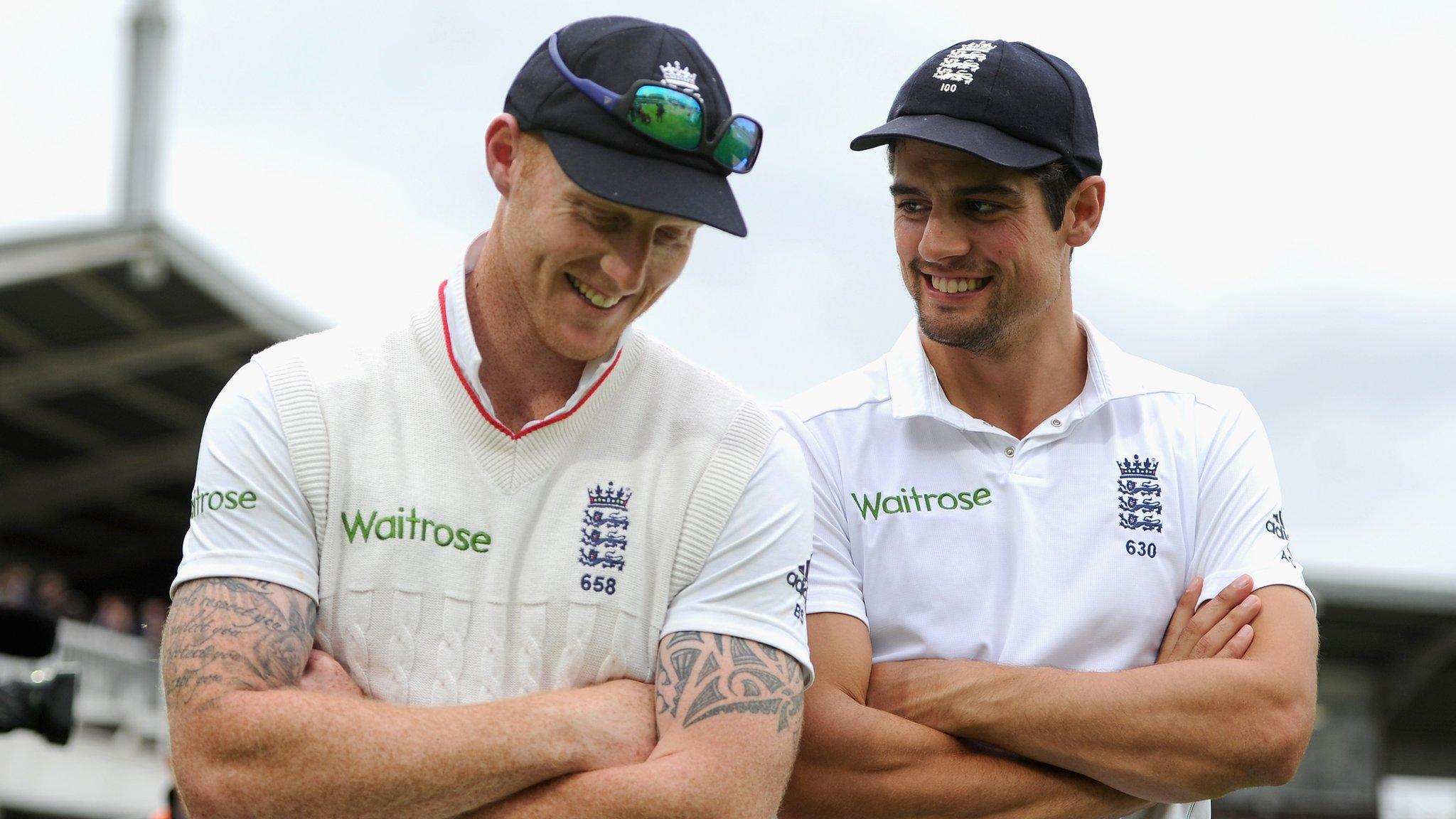 Ben Stokes and Alastair Cook