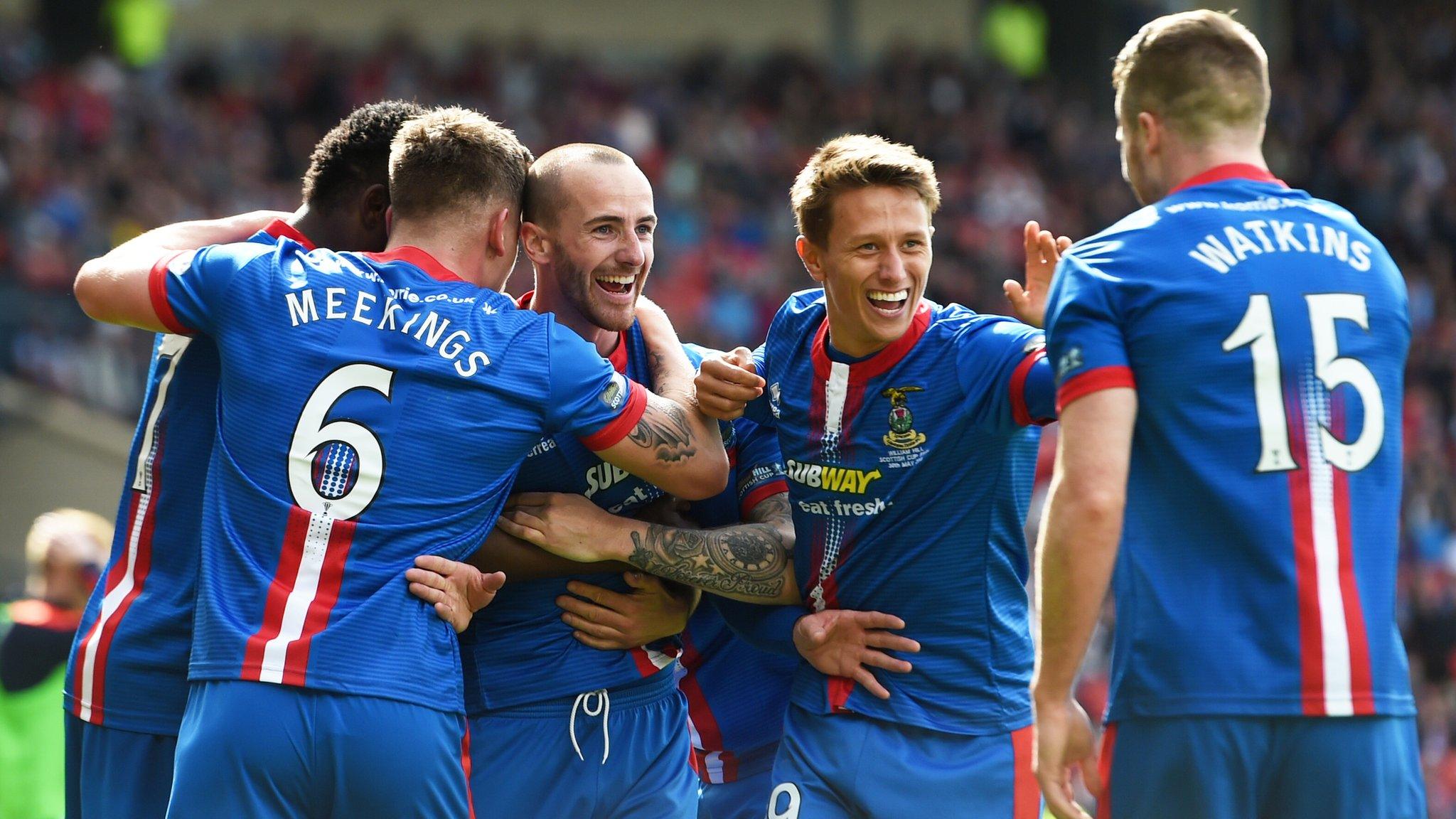 James Vincent celebrates his late winner