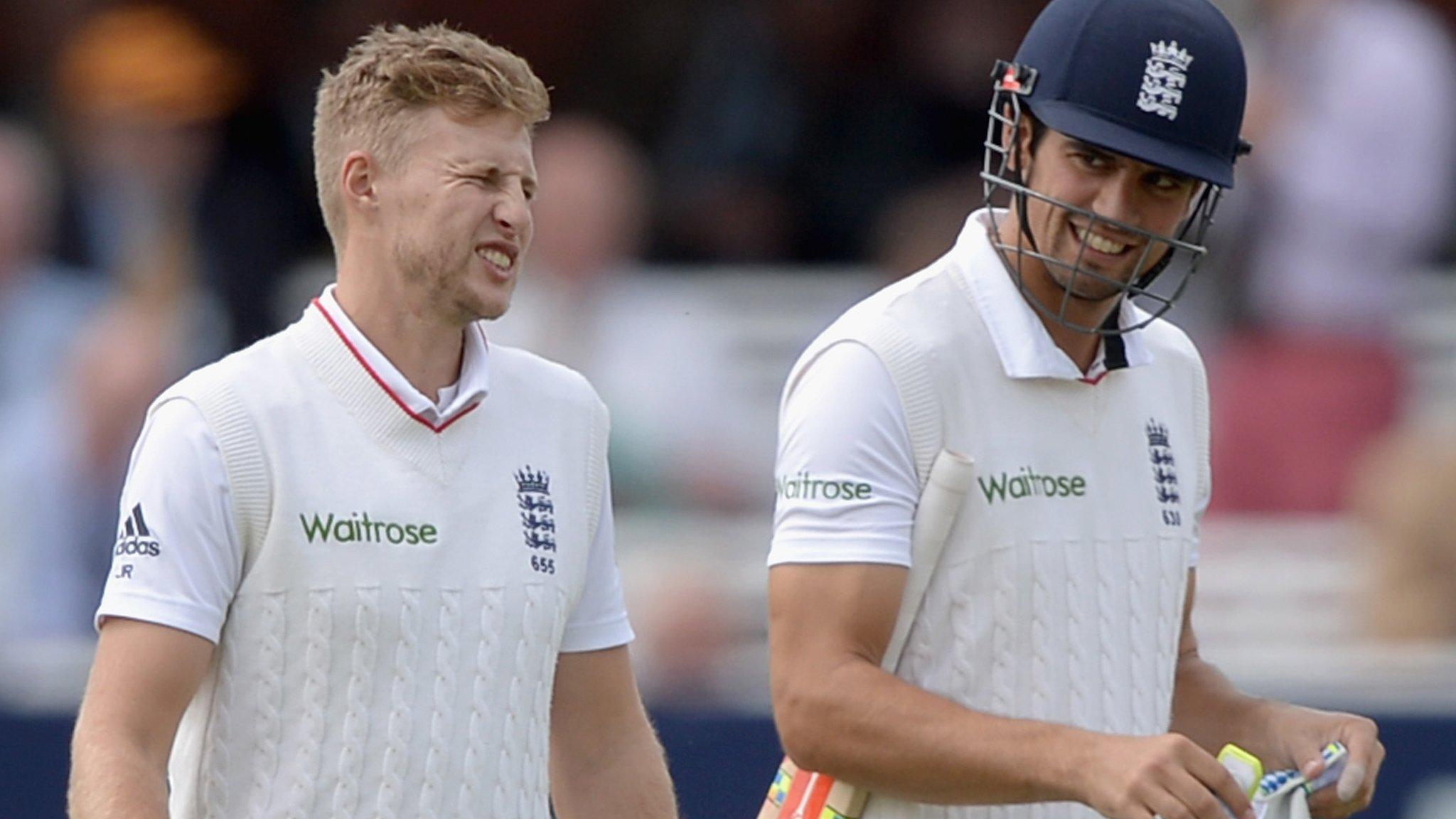 Joe Root and Alastair Cook