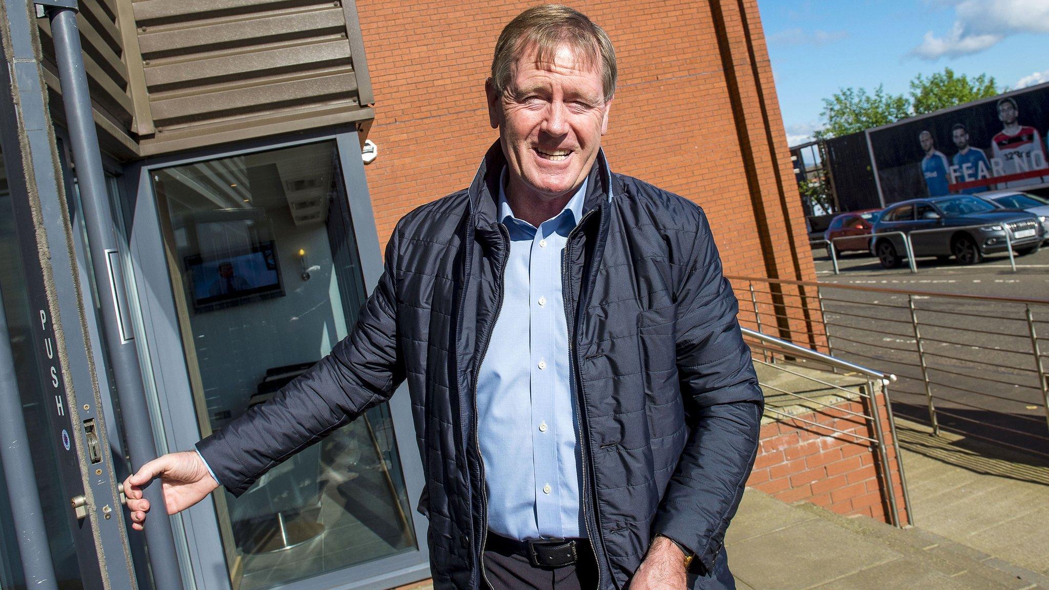 Rangers chairman Dave King arrives at Ibrox