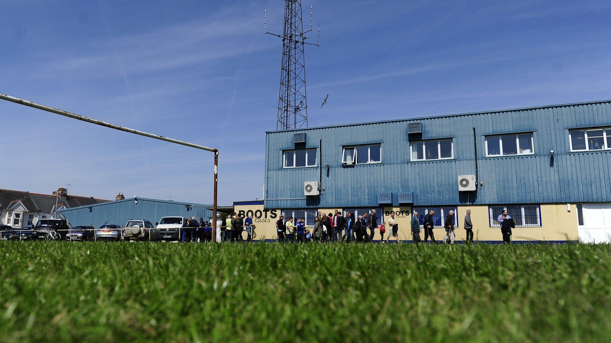 Torquay United's Plainmoor ground