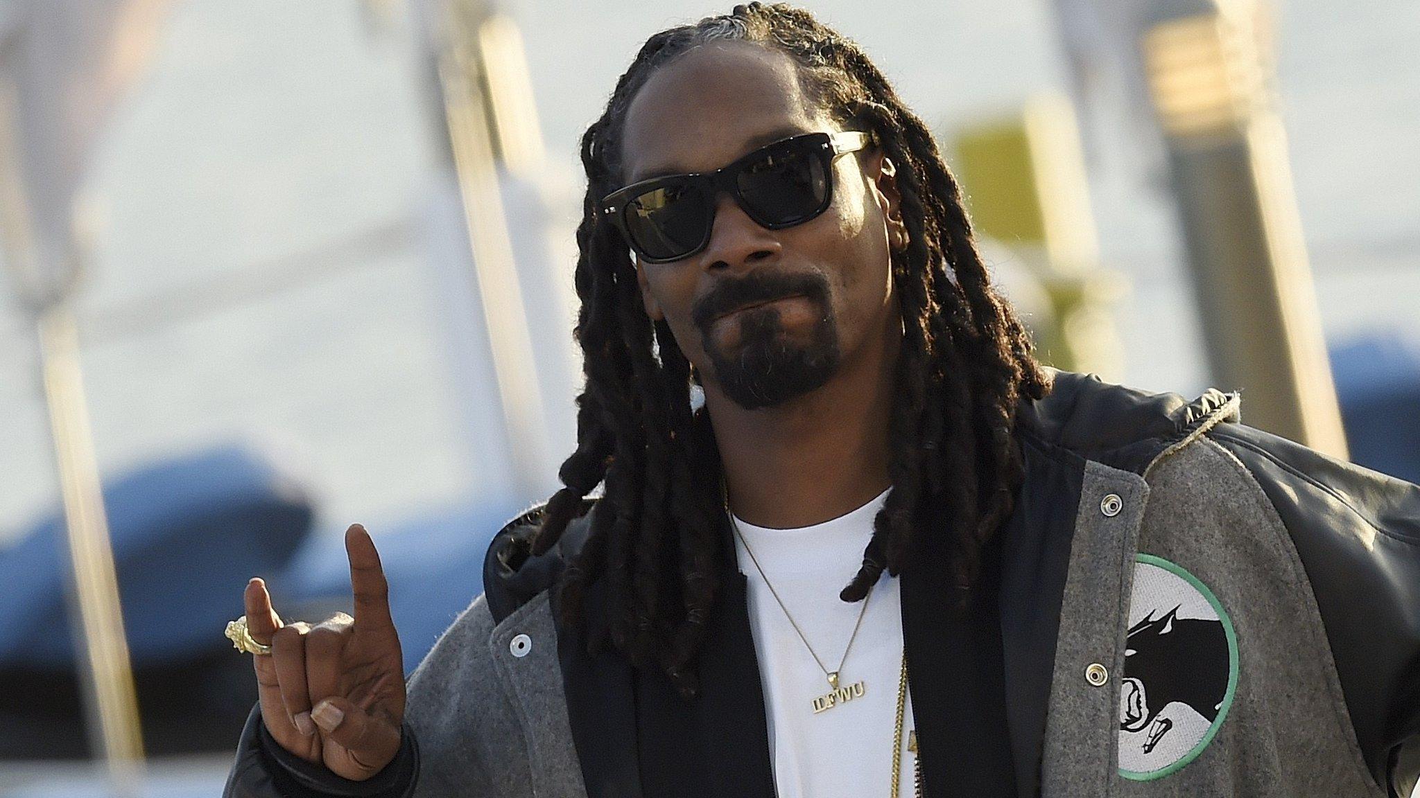 US rapper Snoop Dogg