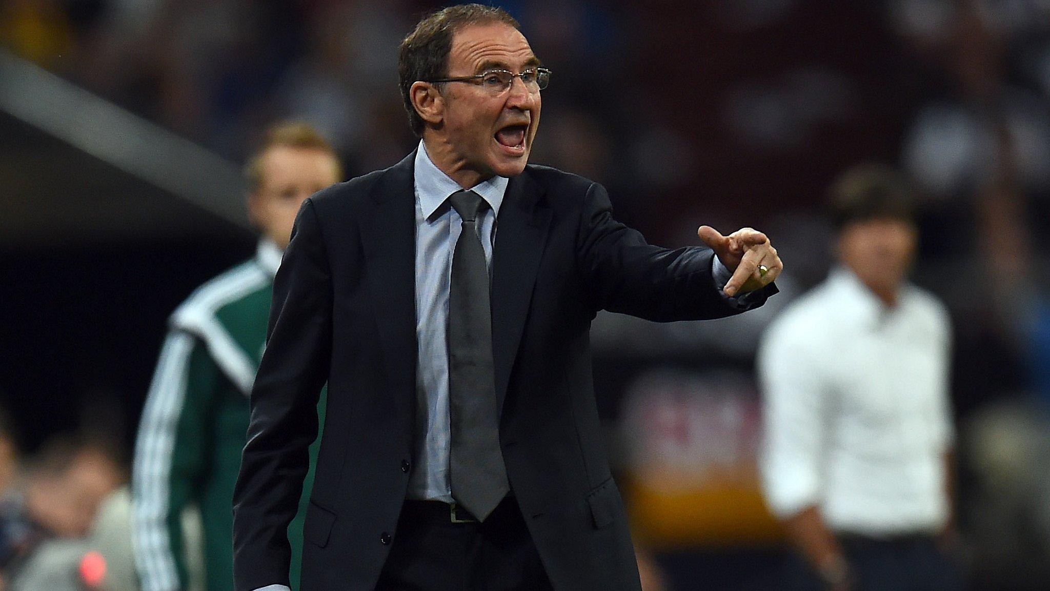 Republic of Ireland manager Martin O'Neill