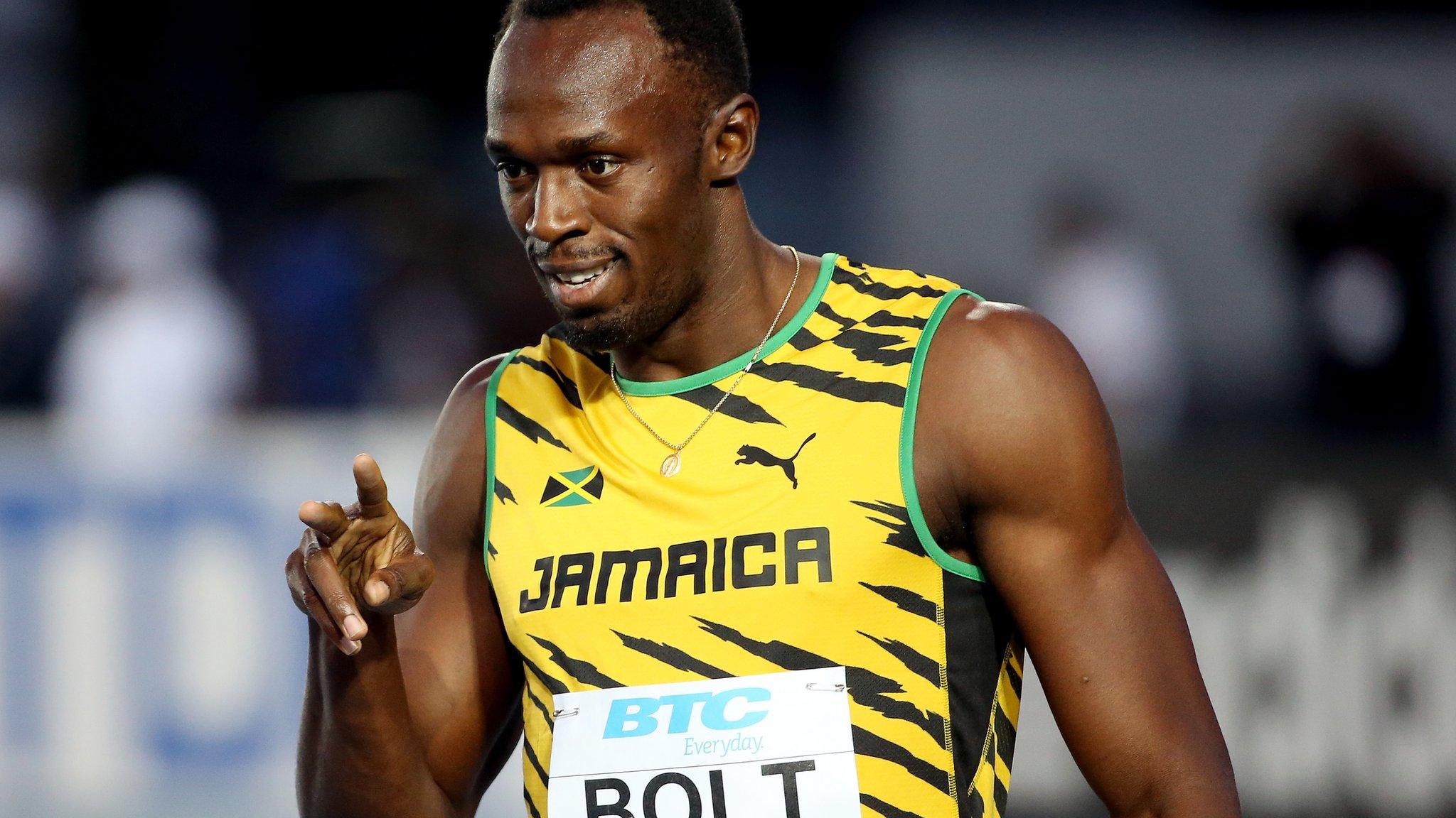 Usain Bolt at last month's World Relay Championships