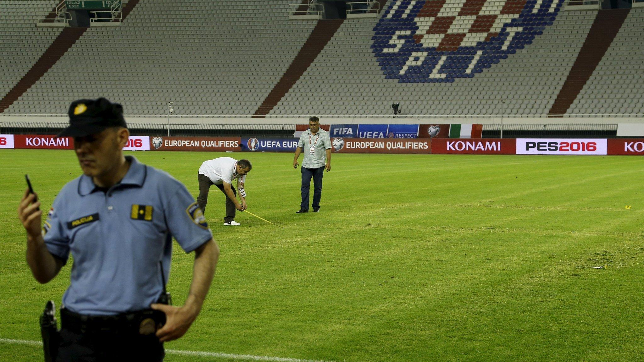 Swastika on pitch