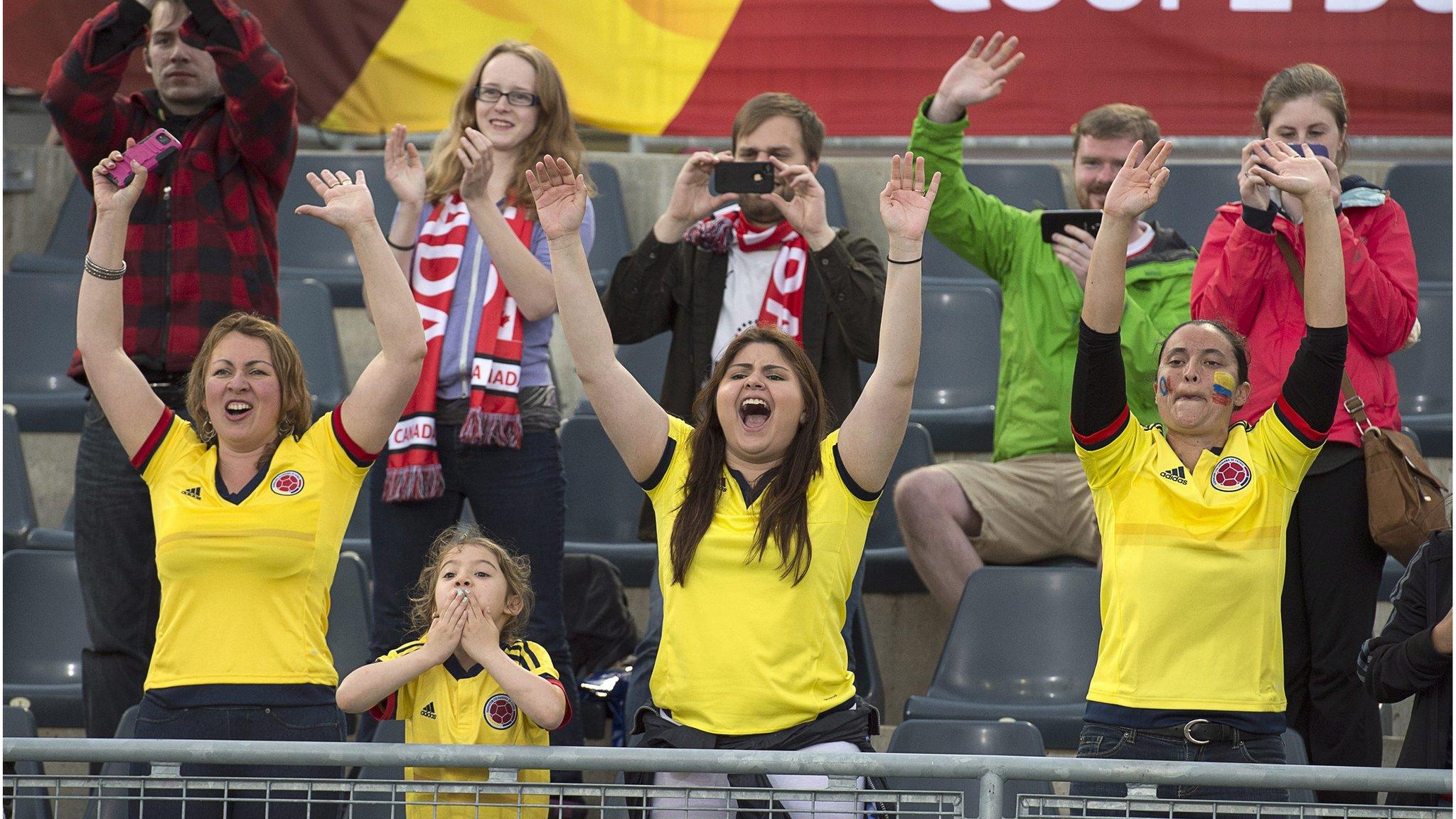 Colombia fans