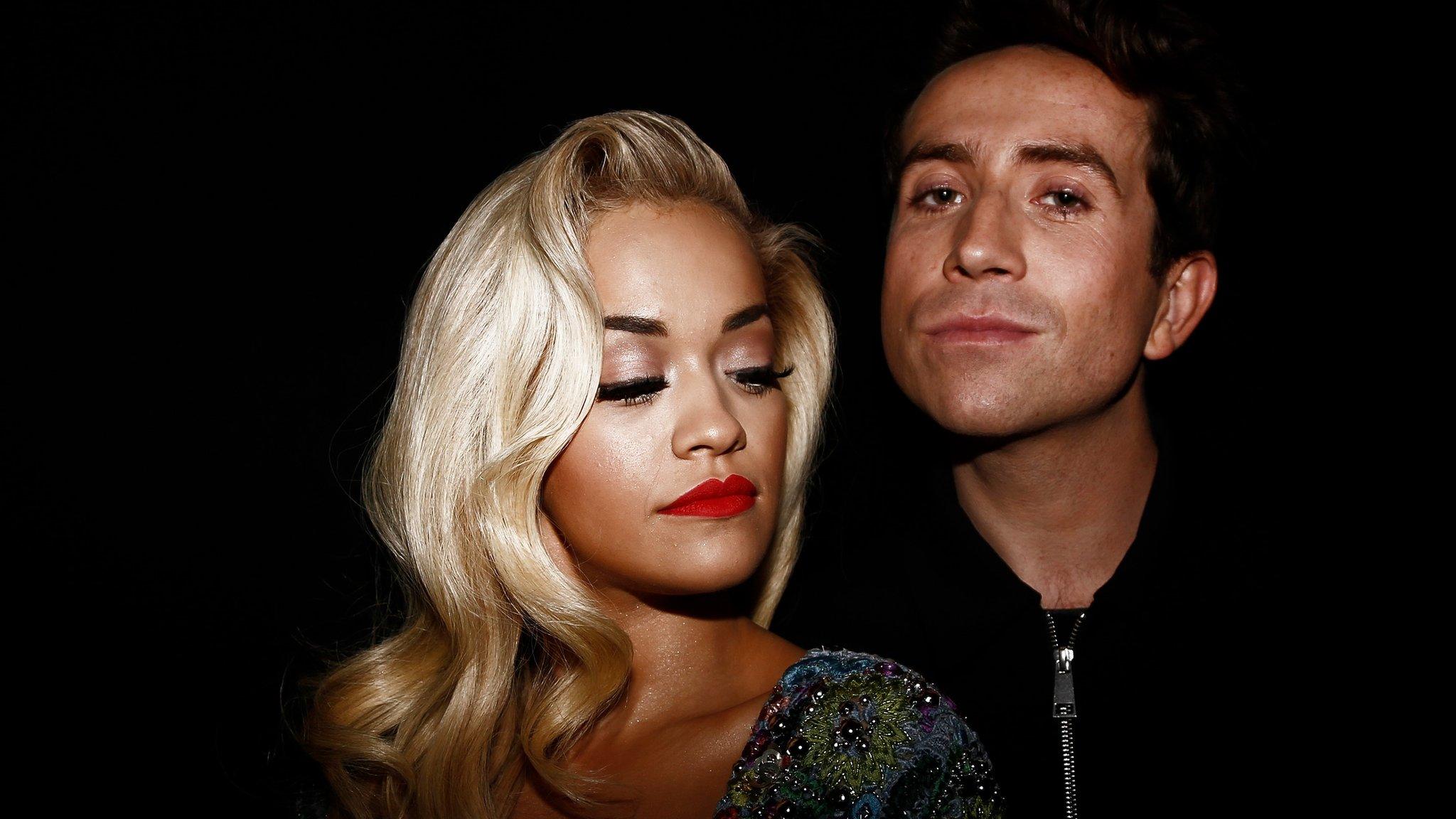 Rita Ora and Nick Grimshaw