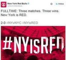 New York Red Bulls tweet